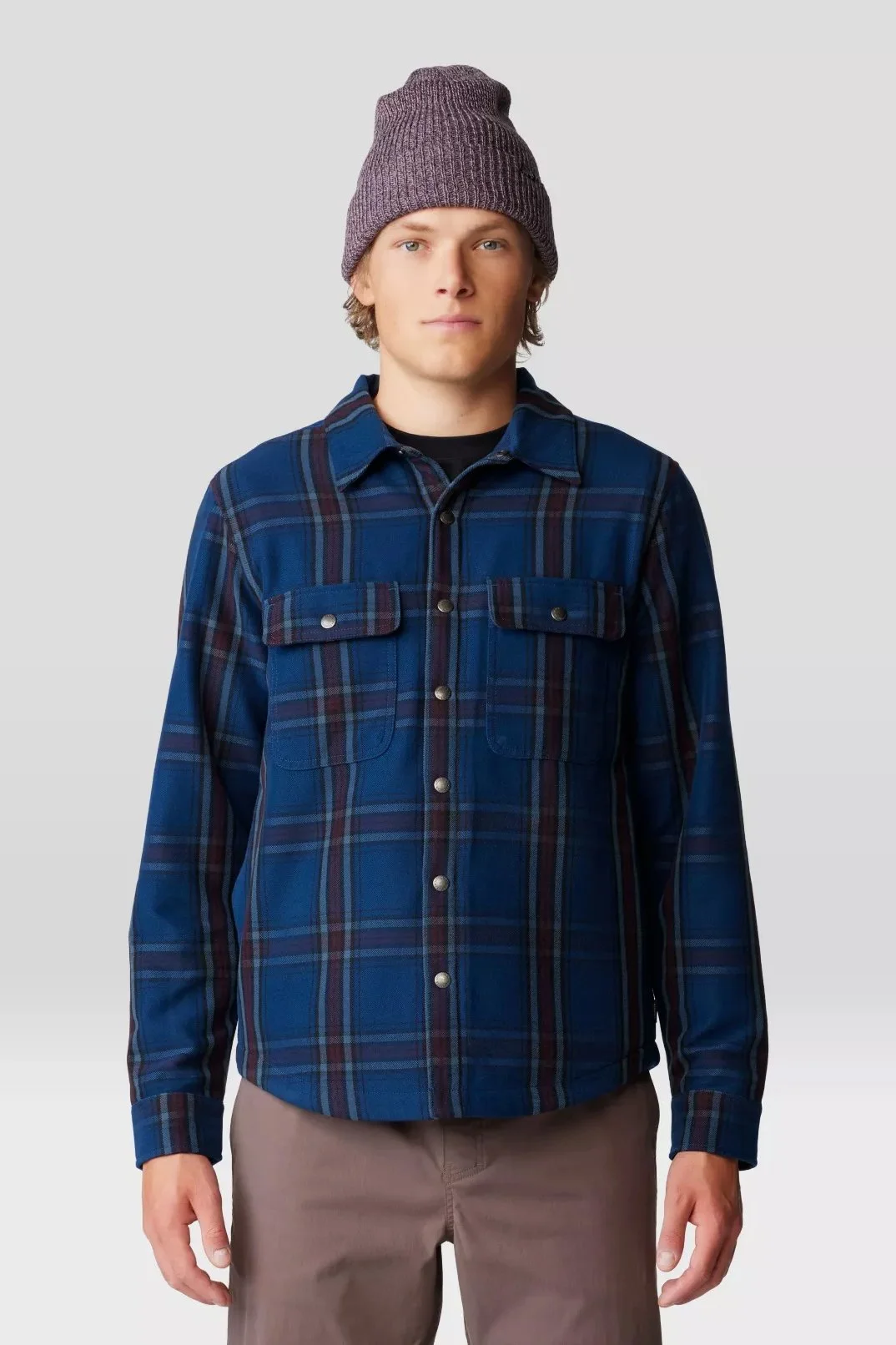 Outpost Lined Shirt, Outer Dark Highball Plaid