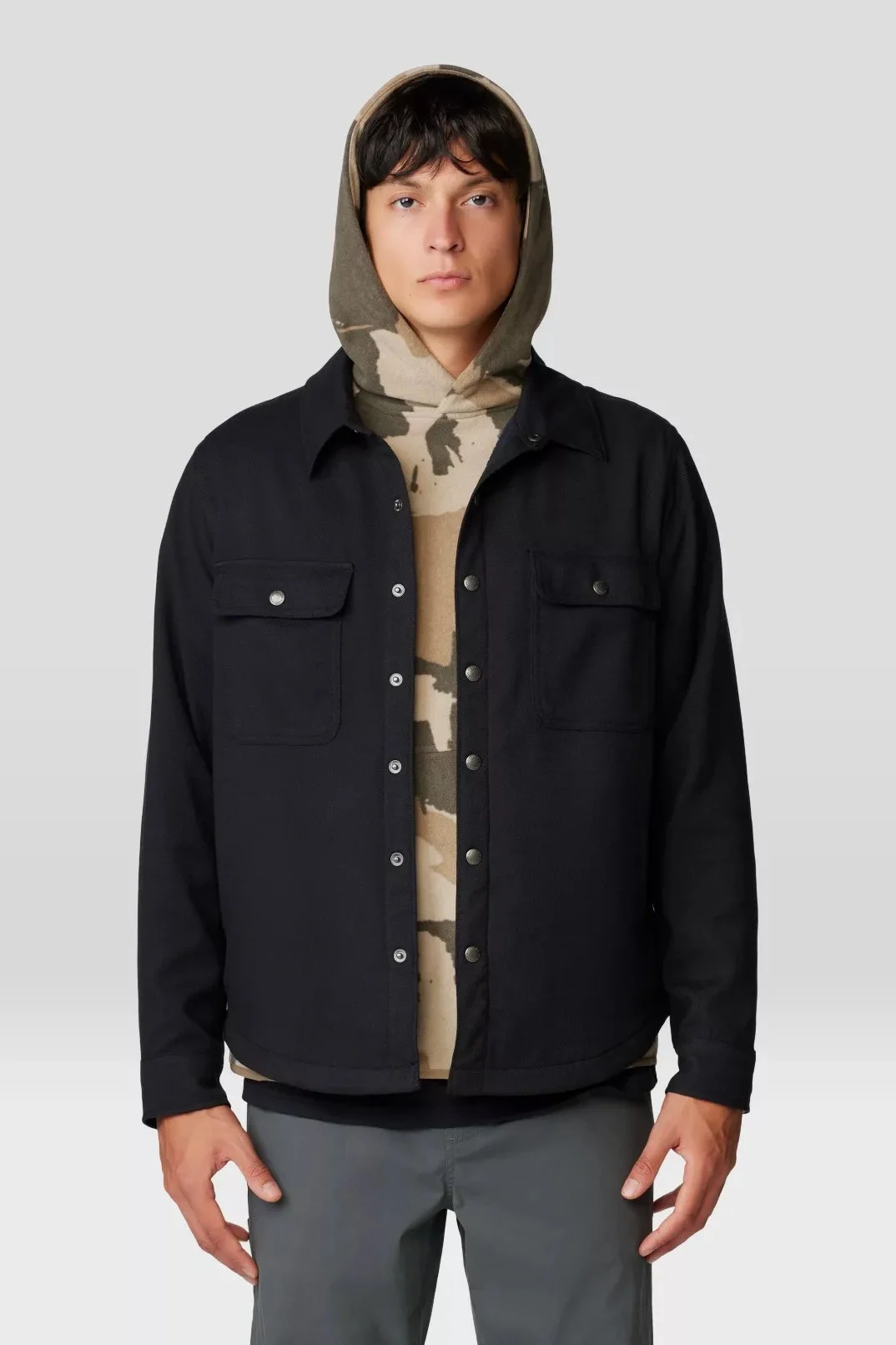 Outpost Lined Shirt, Black