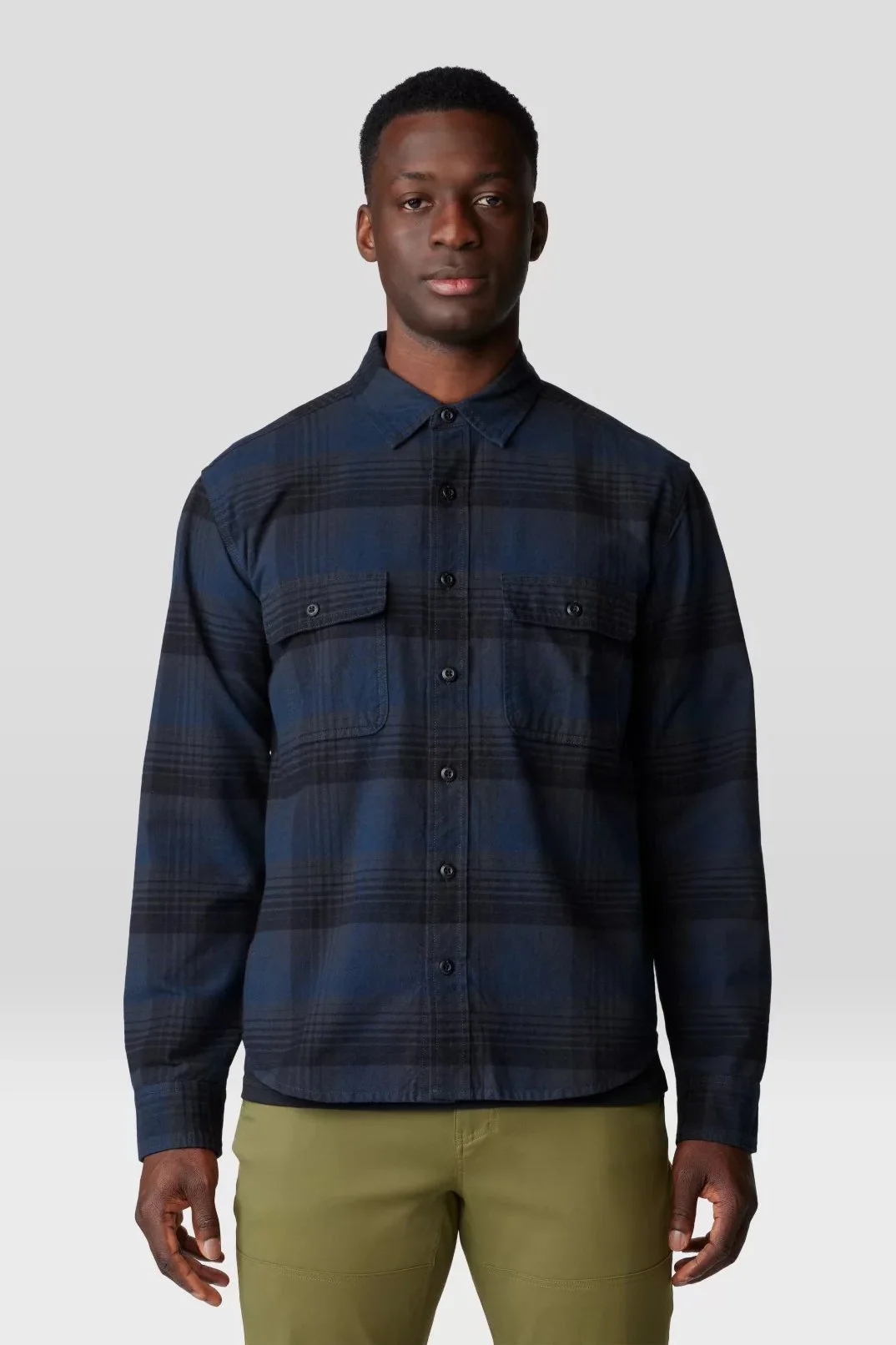 Dusk Creek Shirt, Dark Storm Glasshouse Plaid