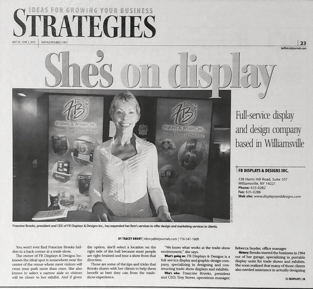 Spotlight Article "She's on Display" 2010