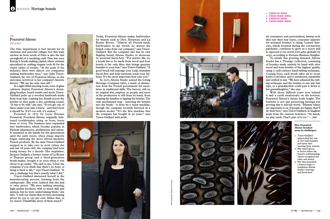 How Fournival Altesse found new relevance in a crowded market