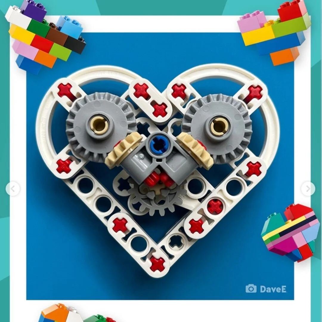 This holiday season we are participating in the Build to Give LEGO challenge! Build a heart and share the joy with LEGO&reg; ⁠
Are you in? Grab your bricks!⁠
Use as many bricks and colors as you like. Everything&rsquo;s a heart when it comes from the