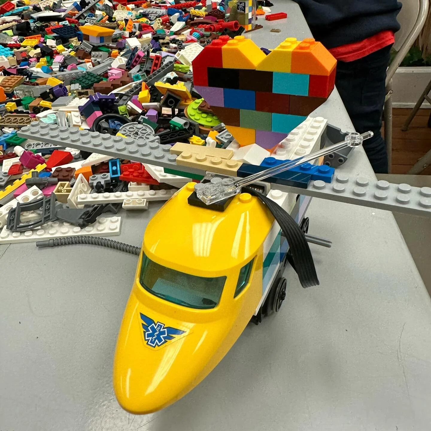 LEGO heart we created for the @lego #buildtogive holiday special! Each heart represents our love for building and giving back this festive season ❤️🎁🎄