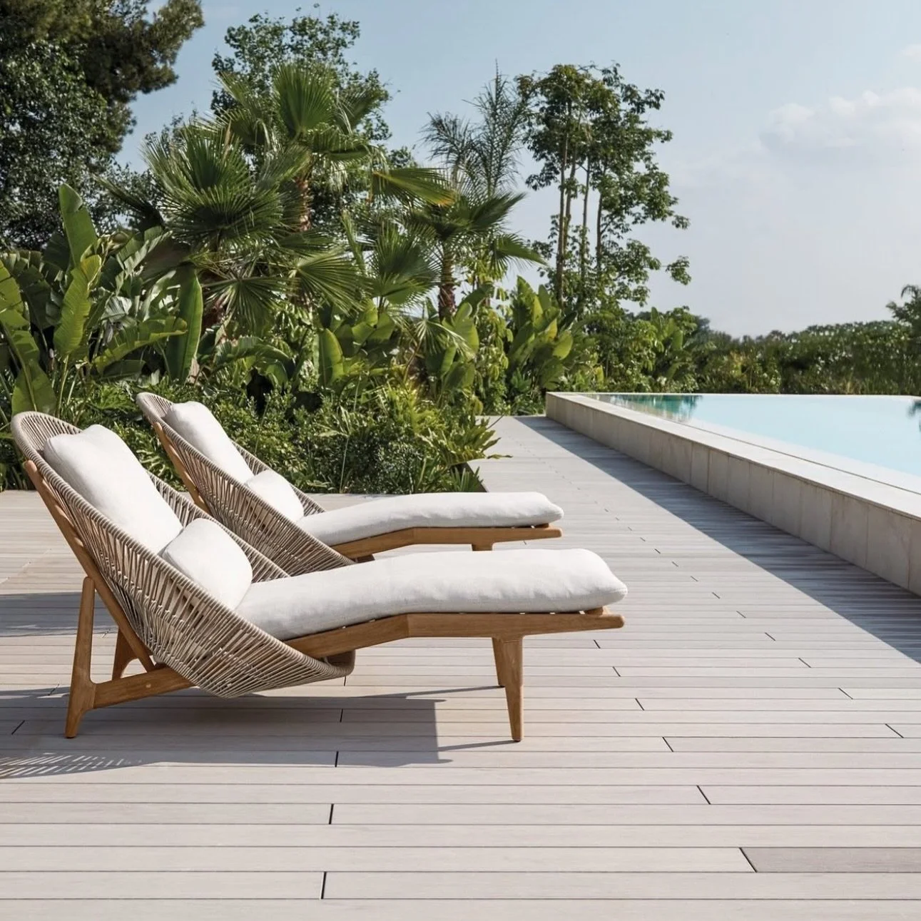 Bora Lounger by @glosterfurniture