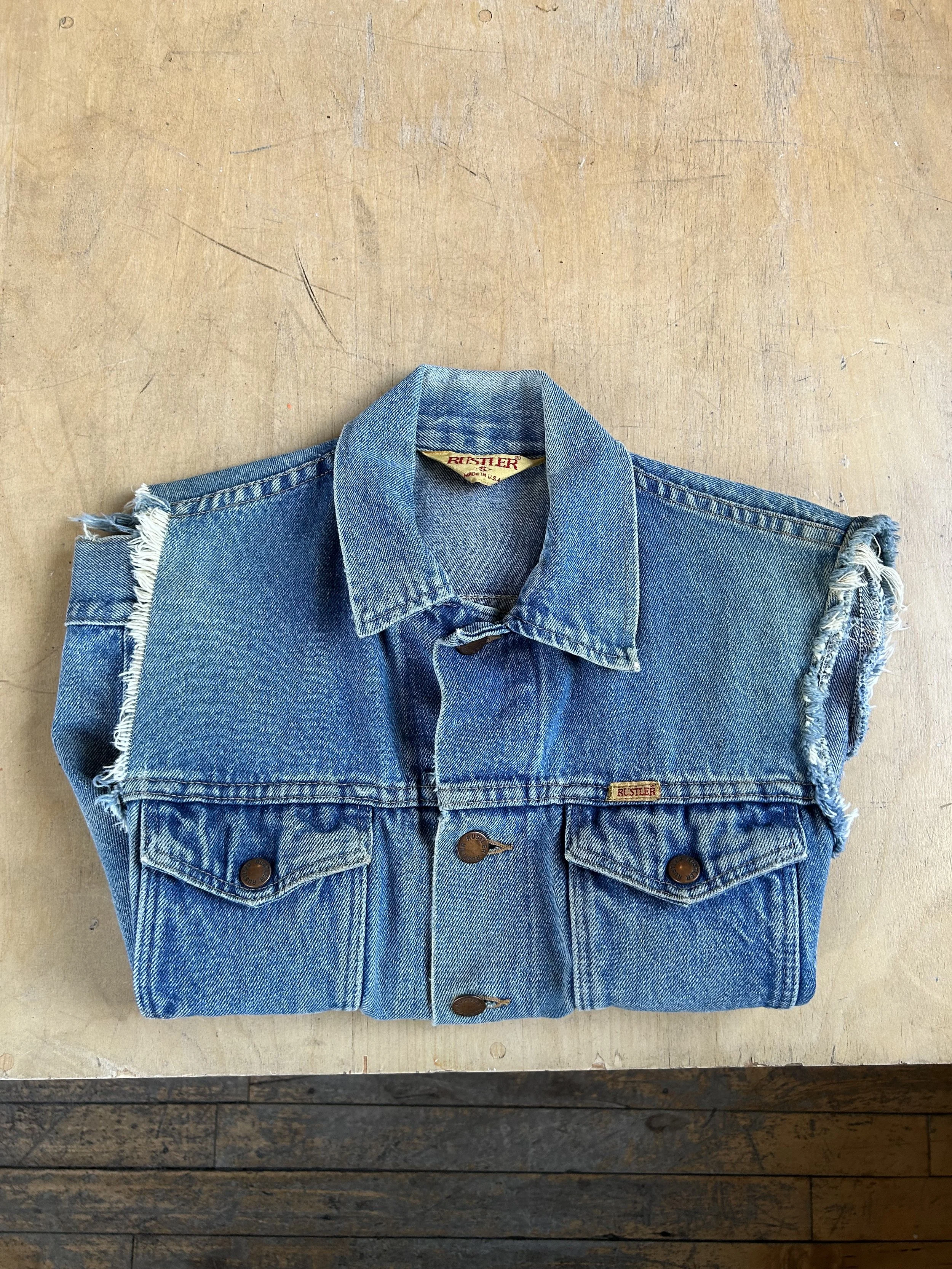 Vintage Rustler Denim Vest