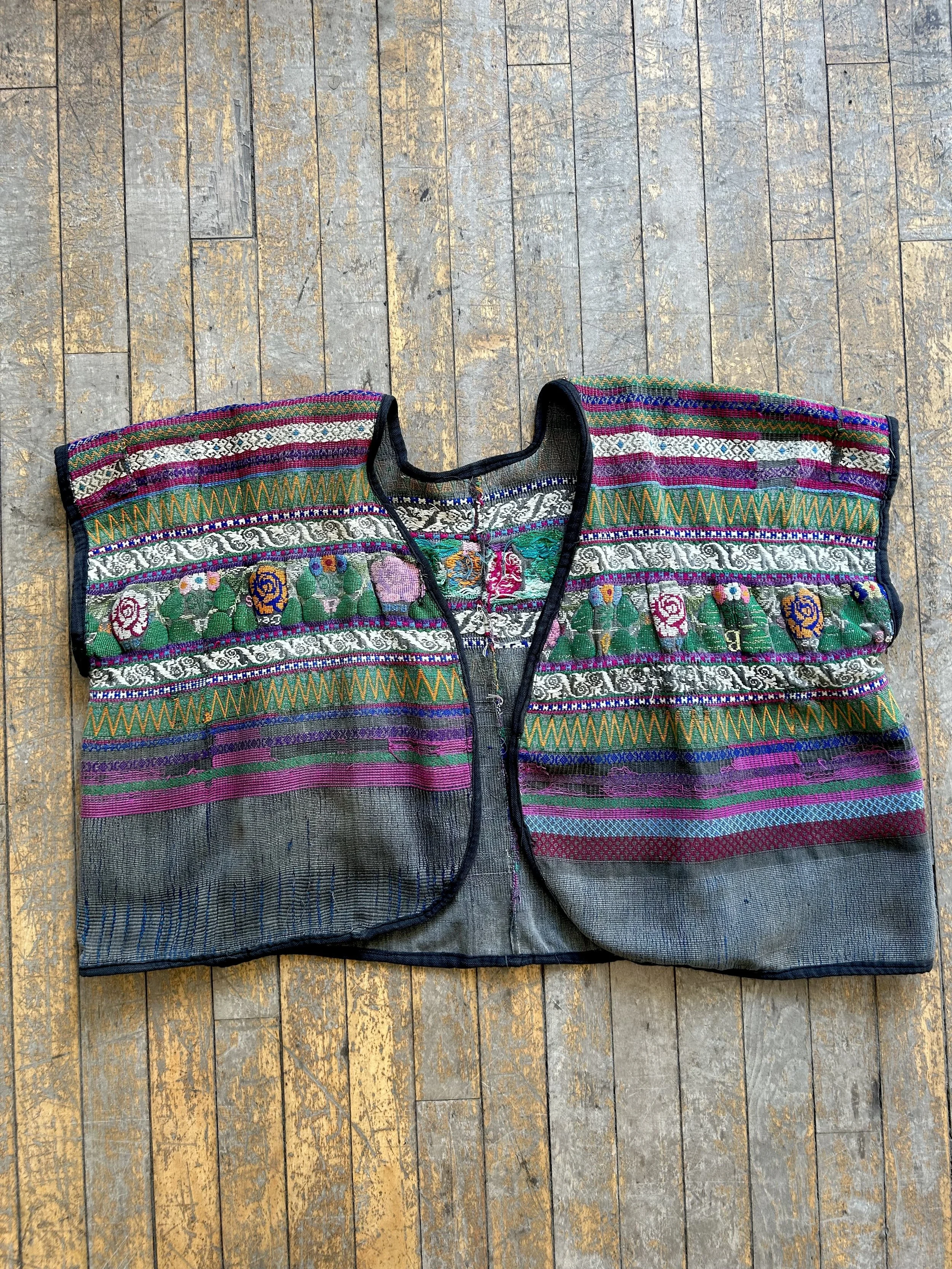 Antique Guatemalan Handwoven Jacket
