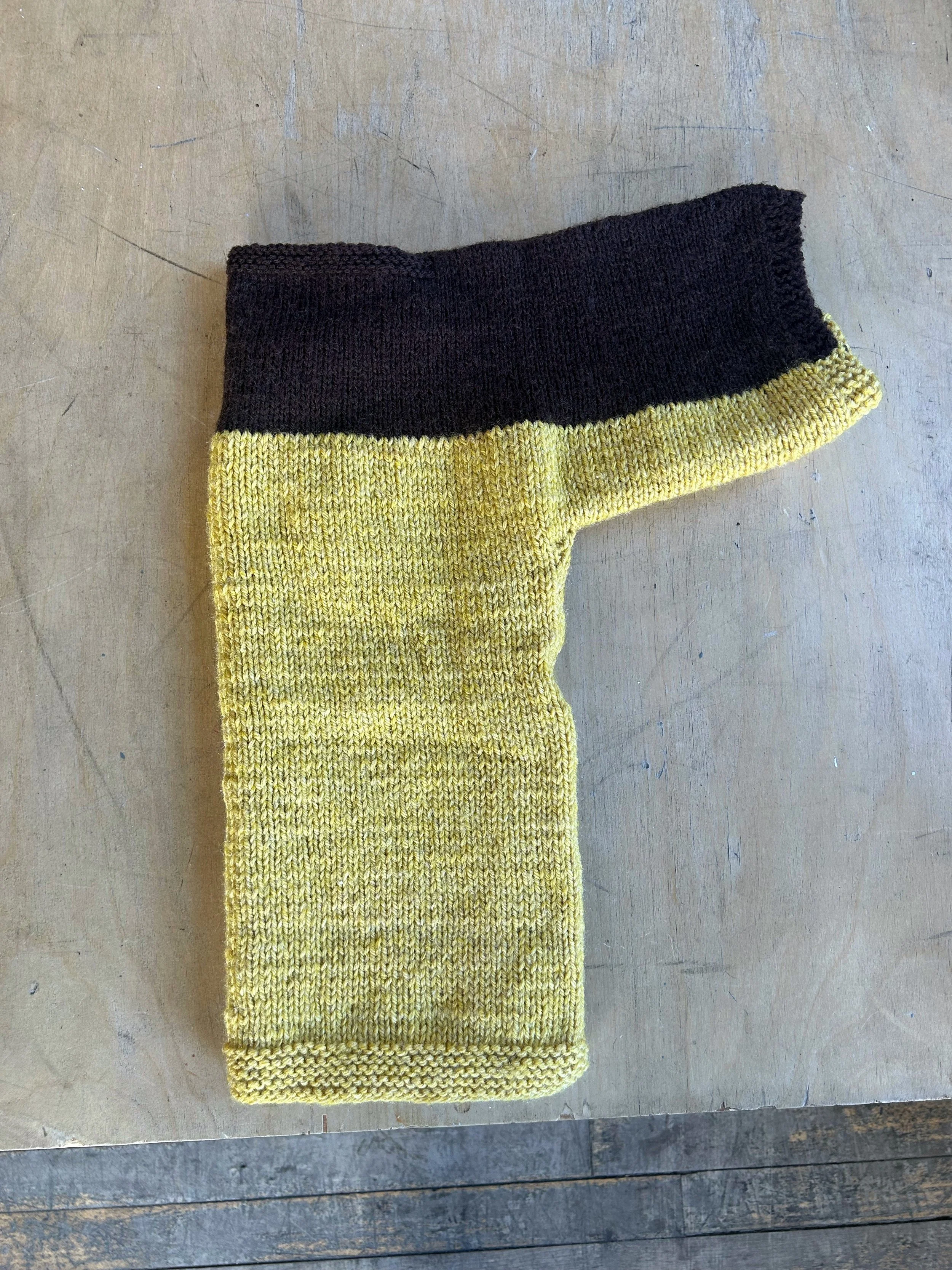 Vintage Hand Knit Wool Sweater