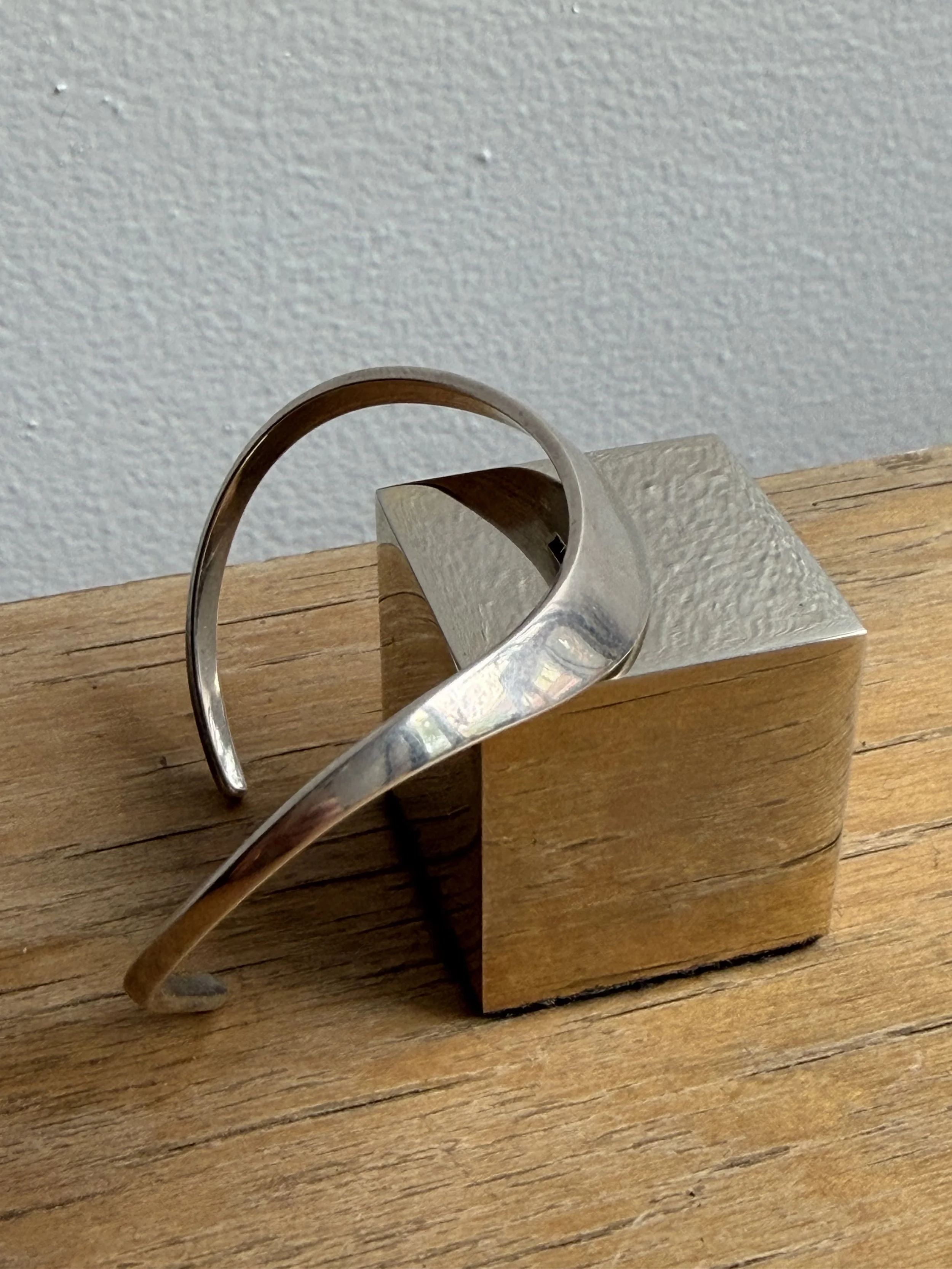 Vintage Leif Bodh Sterling Silver Cuff