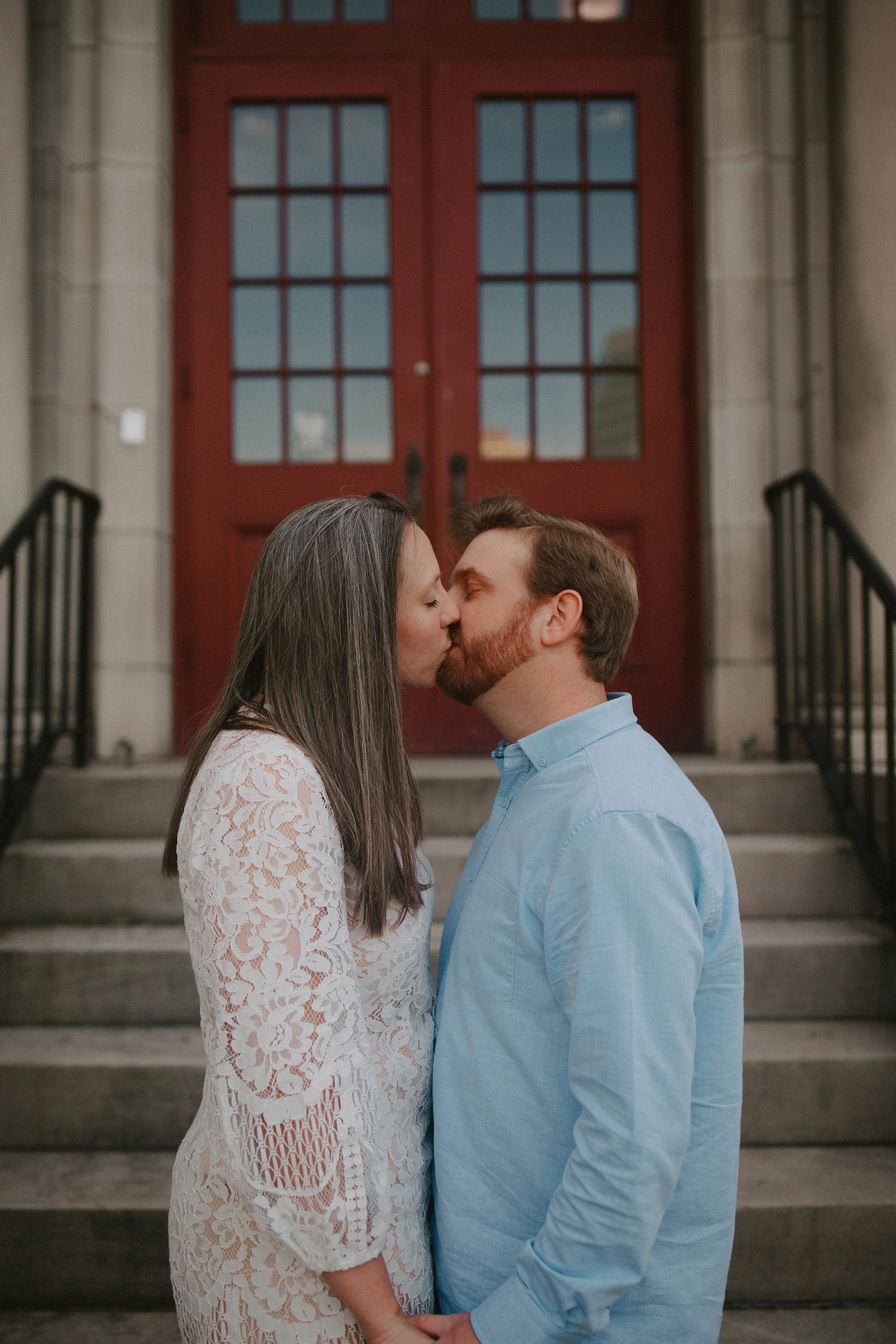 Downtown Knoxville, Tennessee Engagement Session – Stephanie and Stephen