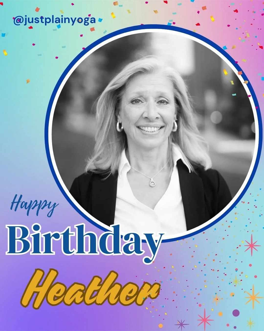 Happy Birthday, Heather!
Hope you have a wonderful day!