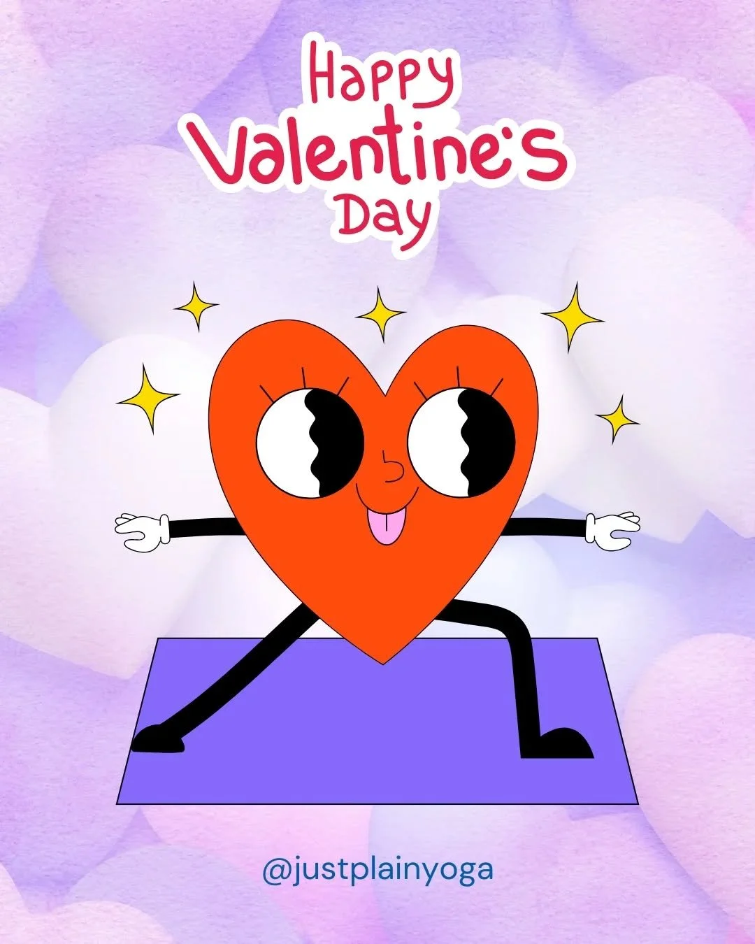 💕 Happy Valentine&rsquo;s Day from all of us at Just Plain Yoga! 💕

Today is a perfect reminder to embrace love in all its forms&mdash;love for your friends, family, community, and most importantly, yourself. 💗

Whether you&rsquo;re flowing on you