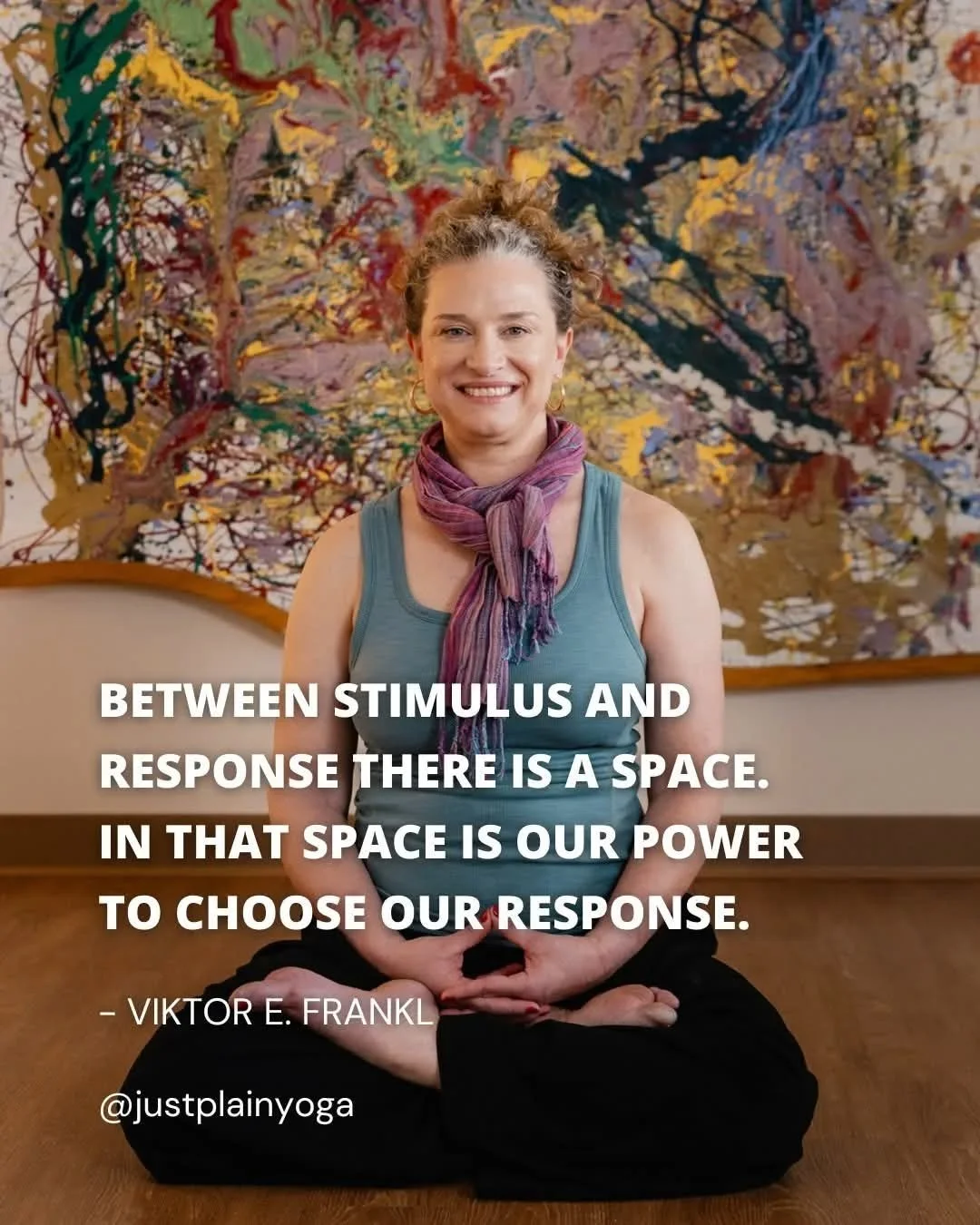 Yoga teaches us to embrace that space&mdash;the pause between action and reaction.

It&rsquo;s in this mindful moment that we reclaim our power, find clarity, and choose a response aligned with our higher selves.