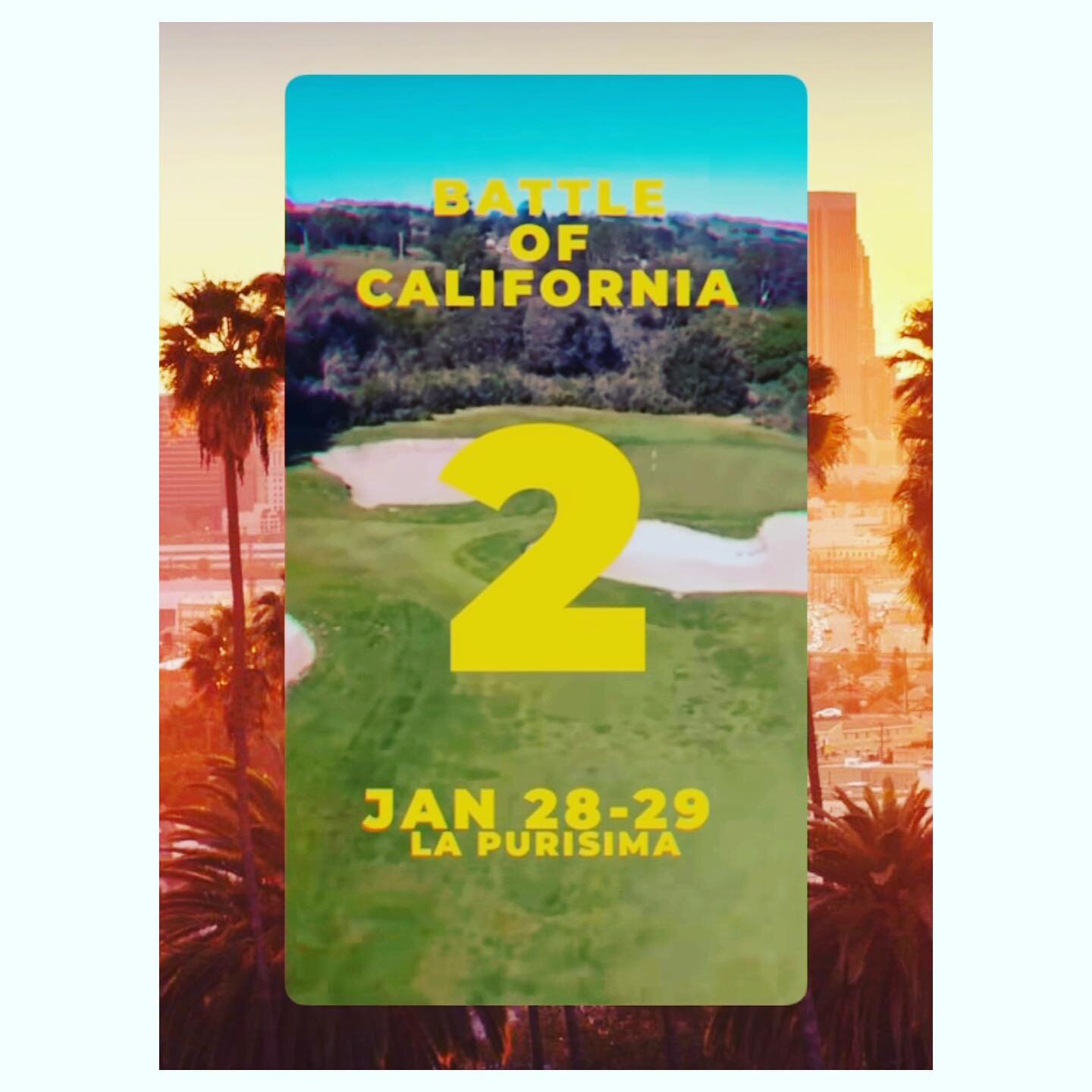 Battle of CA II
Jan 28-29, 2023
La Purisima GC
NorCal (@norcalgolfguys) v. SoCal (@westsidegolfcollective @memberswithoutdues @tropicanagolfclubandbarbershop @tinyputters)

SoCal took home the 🏆 in the inaugural year. Will you be there representing 
