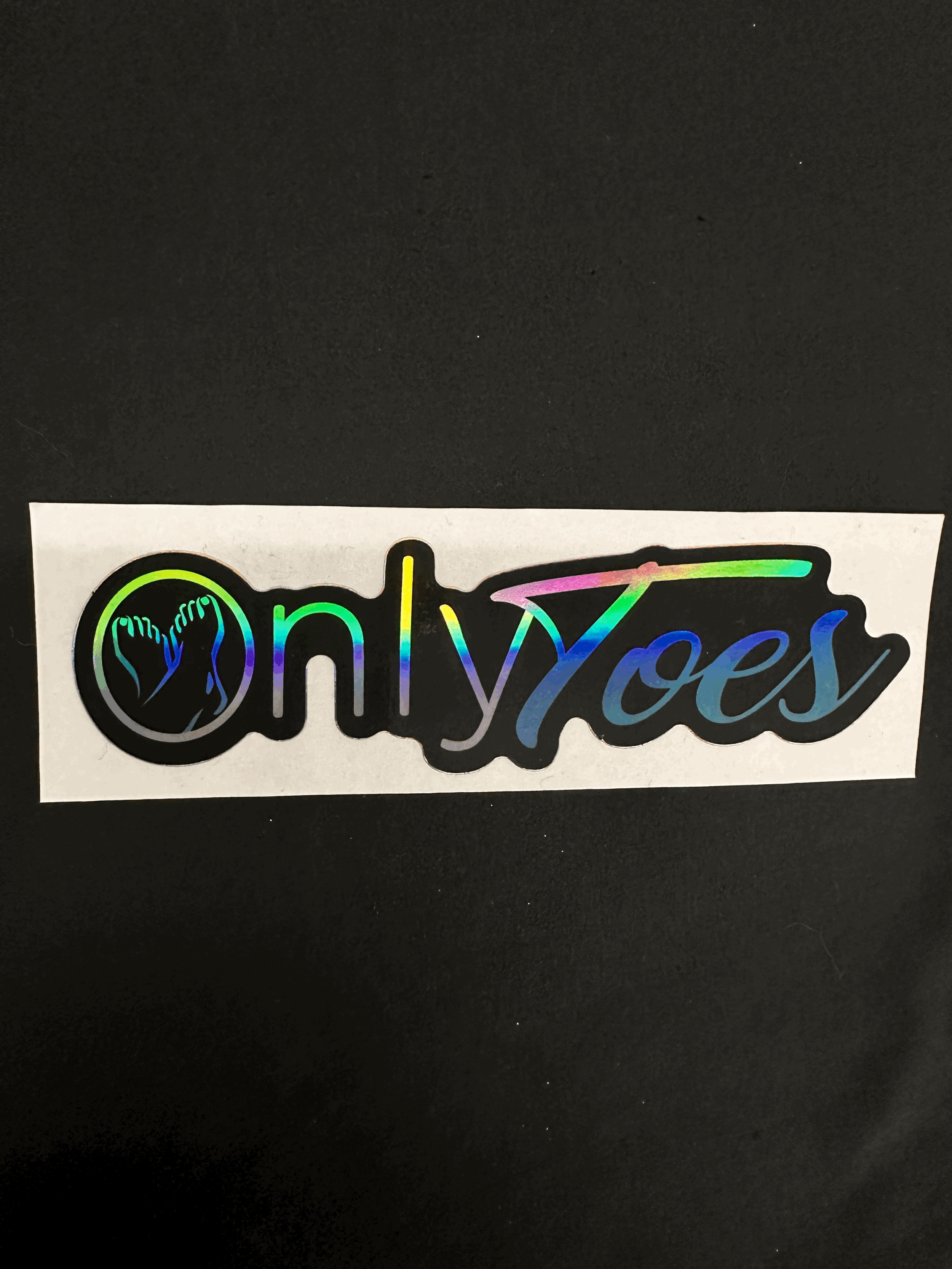 Only Toes Decal