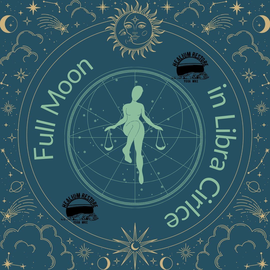 🌔Earth Day Full Moon in Libra Circle🌖

Please join Heather on Saturday, April 20th from 6:00 PM 8:00 PM at Healium Restore for an Earth Day Full Moon in Libra Circle!

Channel the energy of this powerful Full Moon in Libra. Be prepared for a full b