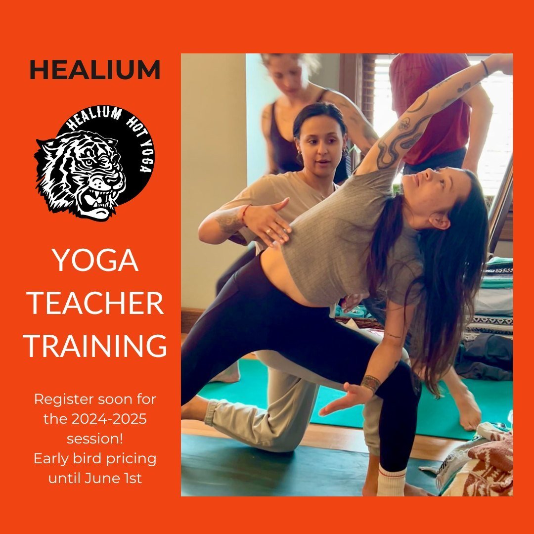🧘HEALIUM YOGA TEACHER TRAINING🧘

Spots are filling up for Healium Hot Yoga&rsquo;s 2024-2025 Teacher Training program! 

Healium Hot Yoga&rsquo;s 200-hour, Yoga Alliance Registered and State of Wisconsin-approved training program is a top-rated yog