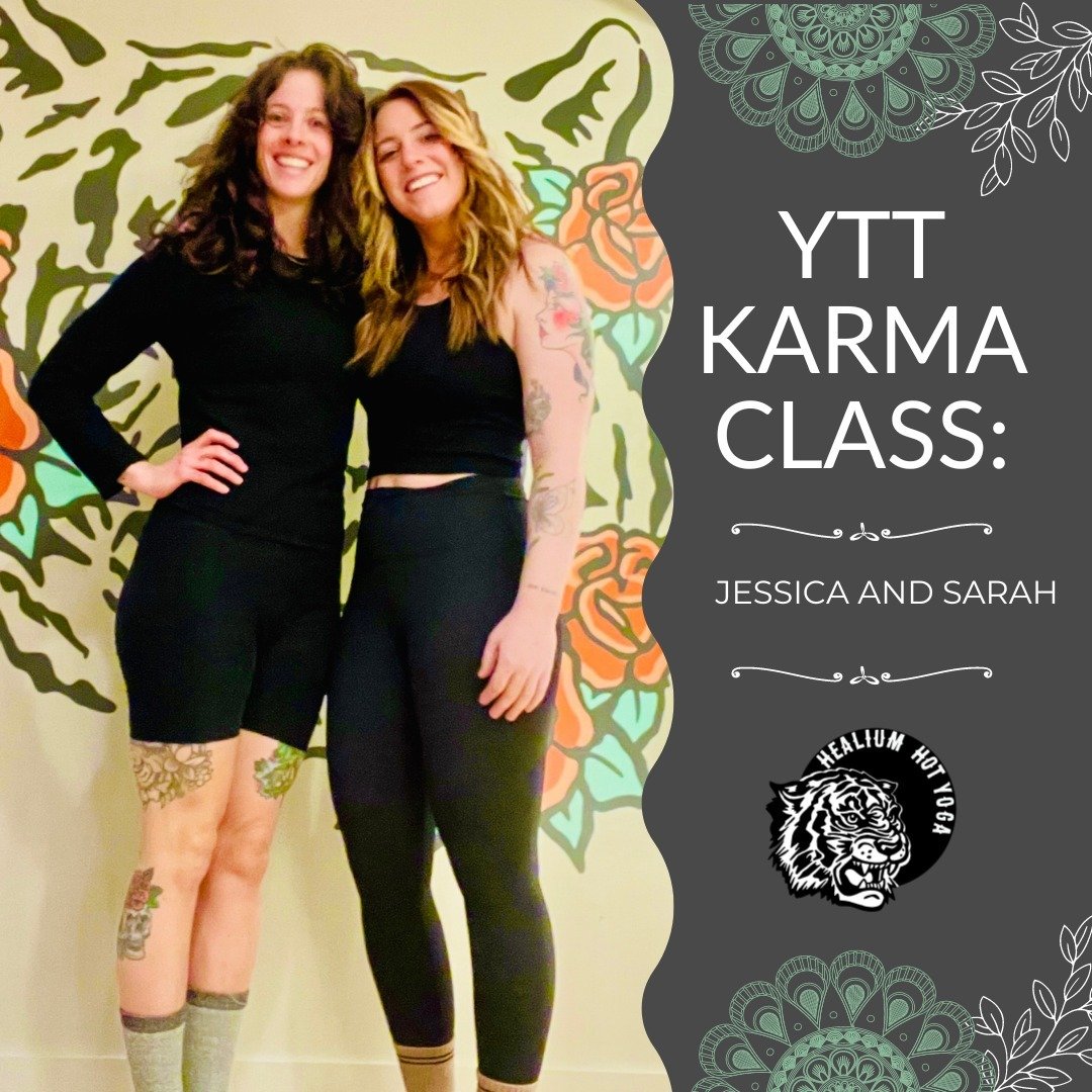 🧘YTT Karma Class🧘

Our Yoga Teacher Trainees are co-teaching Karma classes during the month of May! 

Join Jessica and Sarah on Sunday May 5th from 1:00-2:00 pm for a a rejuvenating YIN yoga class at Healium Hot Yoga Bay View. 

As the season bloom