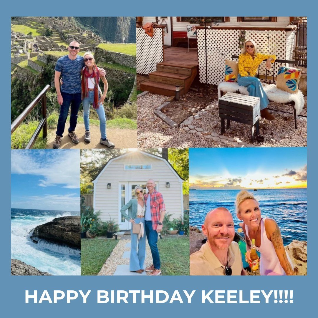 🎉Happy Birthday, Keeley!🎉

Please join us in wishing Keeley a very happy birthday today!

&ldquo;Another trip around the sun highlighted by hiking the Inca trail &amp; three National
Parks, beautiful beach vacays, prioritizing family (my Healium cr