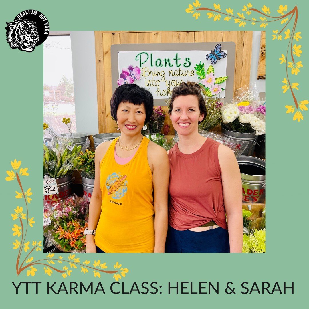 🧘YTT Karma Class🧘

Our Yoga Teacher Trainees are co-teaching Karma classes during the month of May! 

Please join Helen and Sarah on Saturday May 11th from 1:00-2:00 pm for an Ayurveda-inspired Spring Slow Flow yoga class Healium Hot Yoga Bay View.