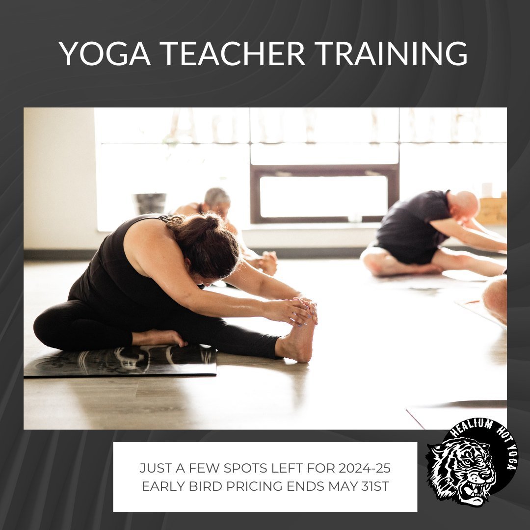 🧘HEALIUM YOGA TEACHER TRAINING🧘

Just a few spots left in Healium Hot Yoga&rsquo;s 2024-2025 Teacher Training program! 

Healium Hot Yoga&rsquo;s 200-hour, Yoga Alliance Registered and State of Wisconsin-approved training program is a top-rated yog