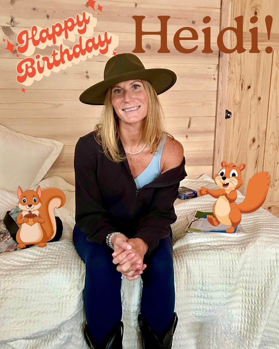 🎉Happy Birthday, Heidi!🎉

Please join us in wishing Heidi a very happy birthday today!

&ldquo;Lately, I&rsquo;ve been soaking in small joys&mdash;good conversations, creative sparks, cultivating my garden, and soaking in the quiet moments. This su