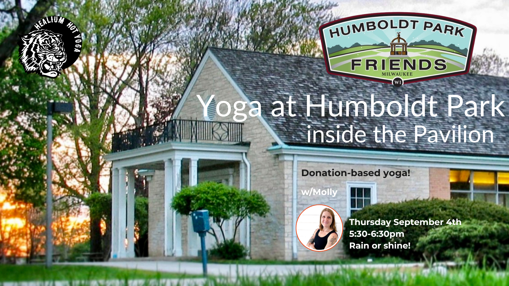 Yoga at the Humboldt Park Pavilion w/Molly (September)