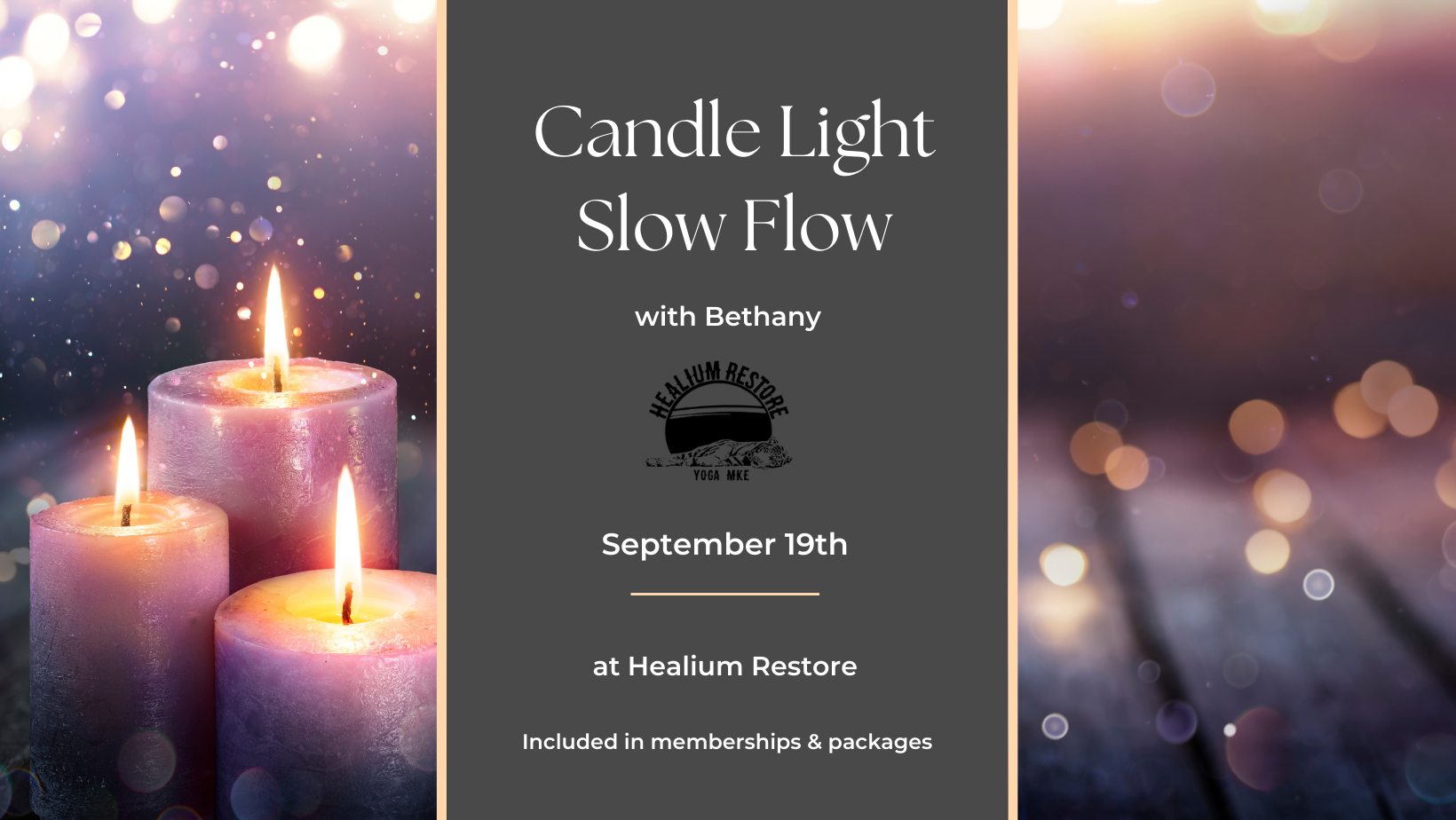 Candle Light Slow Flow w/ Bethany (September)