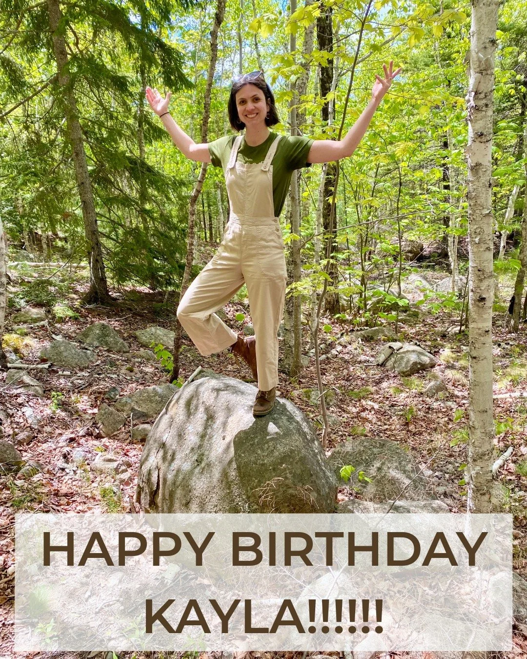 🎉Happy Birthday, Kayla!🎉

Please join us in wishing Kayla a very happy birthday today!

Kayla has been embracing the outdoors this past year by hiking multiple National Parks in Maine, Virginia and Colorado! She is always grateful to return to the 