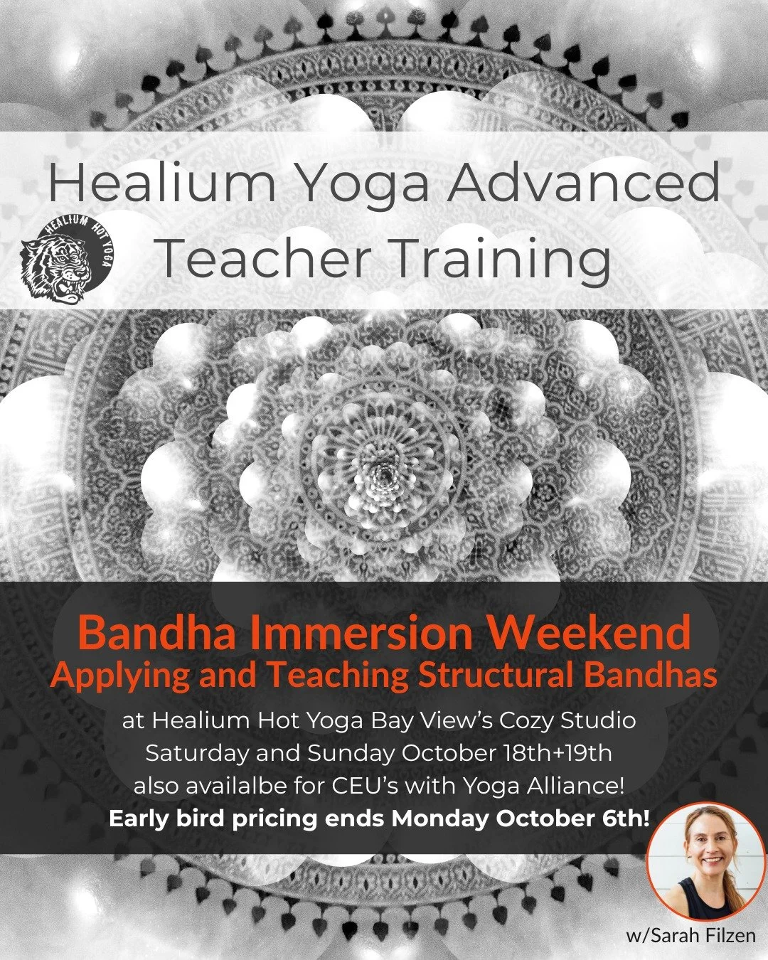 Bandha Immersion Weekend
Applying and Teaching Structural Bandhas in Asana
Early bird pricing ends TODAY!

This event is a Healium 300 hour Yoga Teacher Training Module; it is also available for 16 Continuing Education Credits* with Yoga Alliance.

J