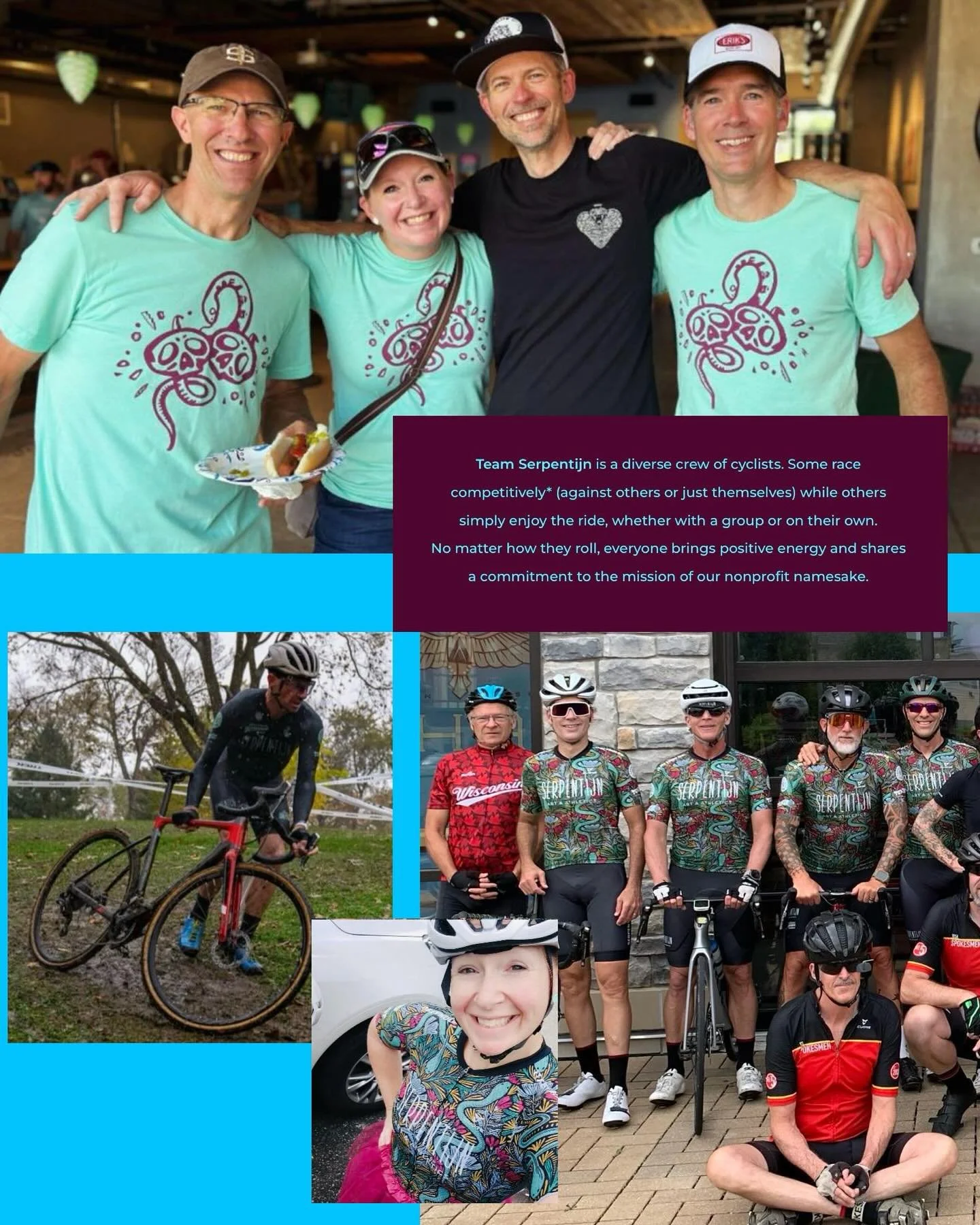 Healium is super &ldquo;pumped&rdquo; to be a sponsor for our friends at @serpentijn.bike &amp; @teamserpentijn ! 

Serpentijn was founded to make a positive impact on youth by riding, racing, and hosting events to raise awareness for kids art and at