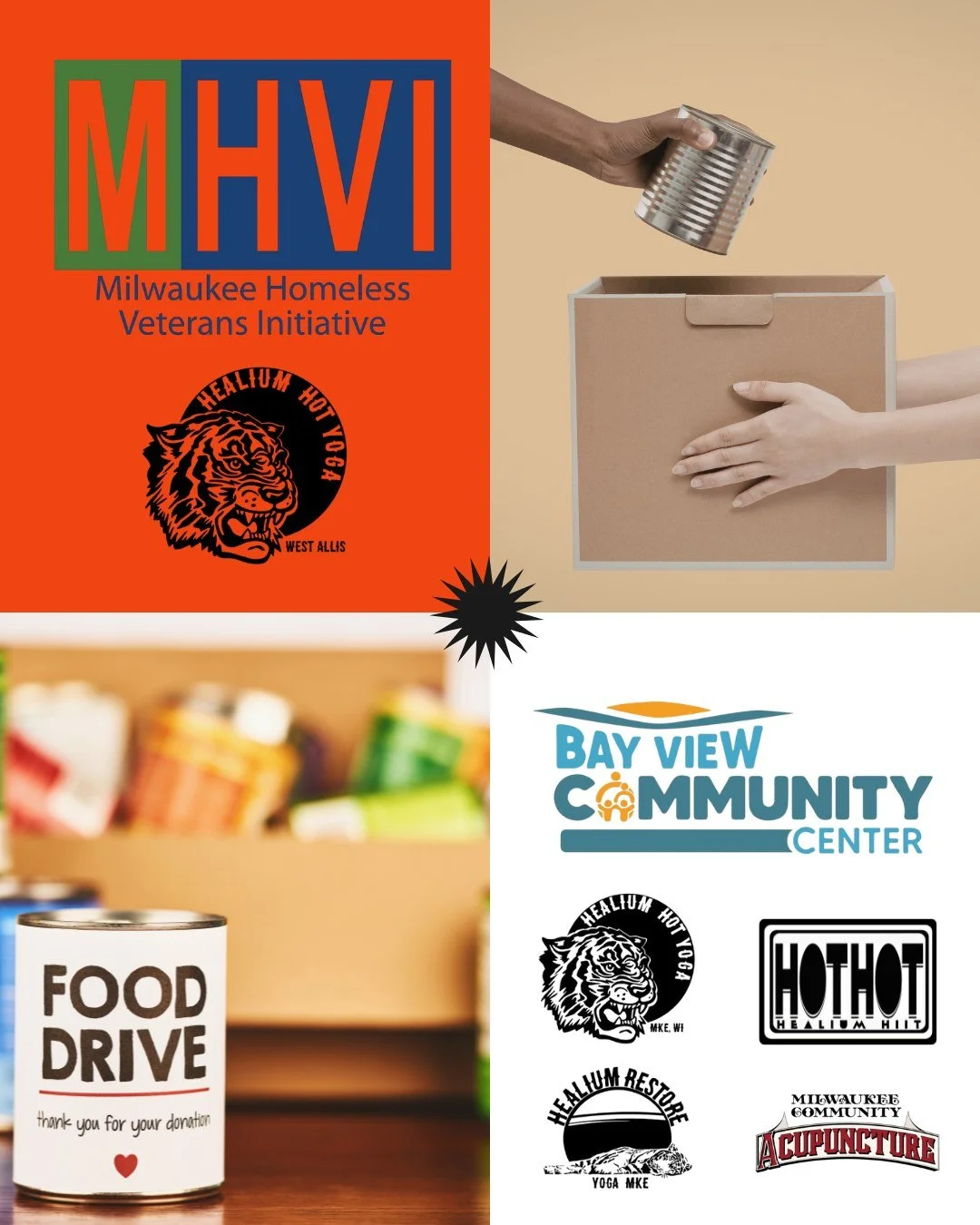 Community donations needed!

We have set out boxes at each of our locations to collect items urgently in need in our communities. At Healium Hot Yoga-Bay View, Healium HIIT and Healium Restore (in collaboration with Milwaukee Community Acupuncture) w