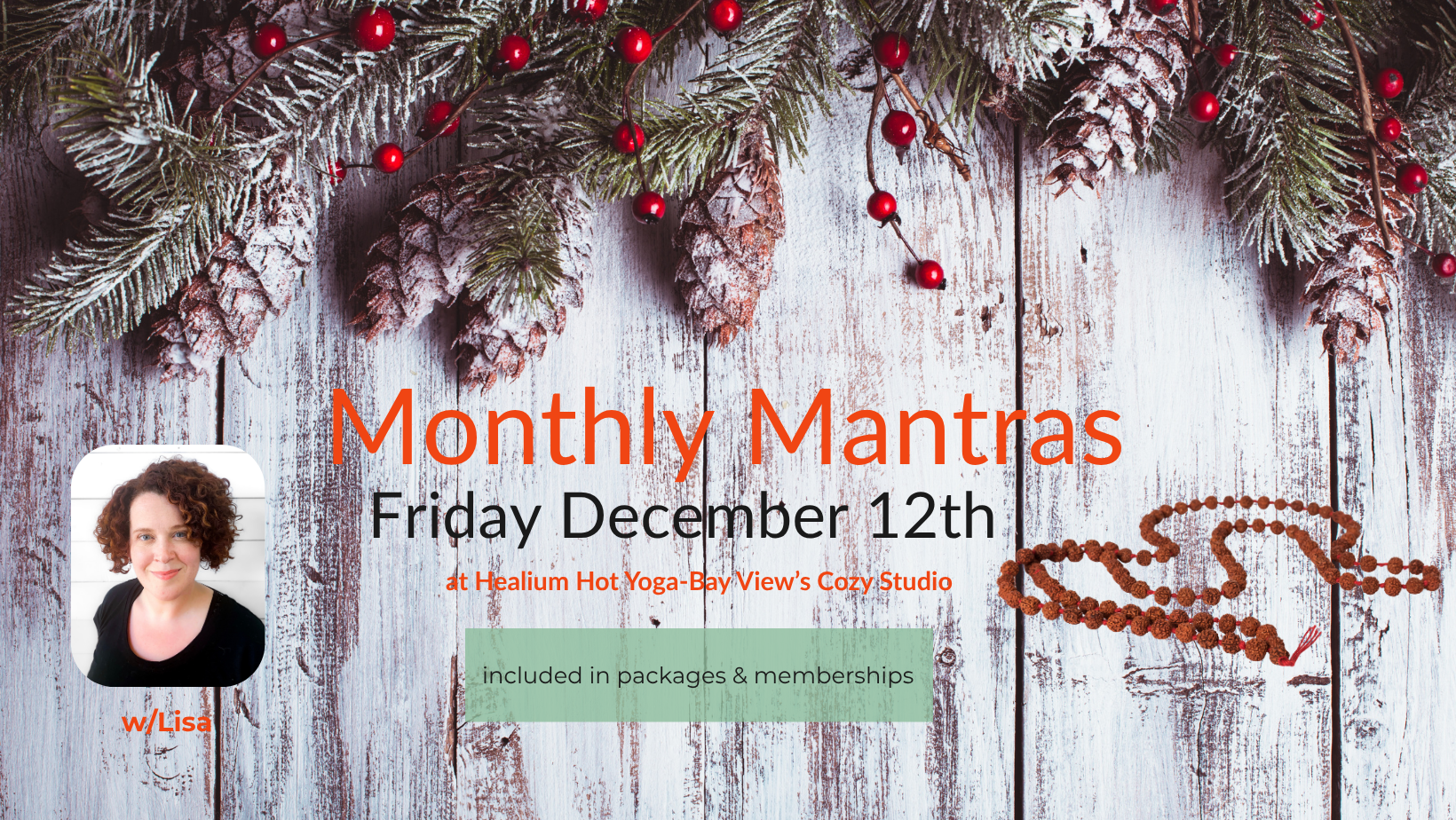 Monthly Mantras w/Lisa (December)