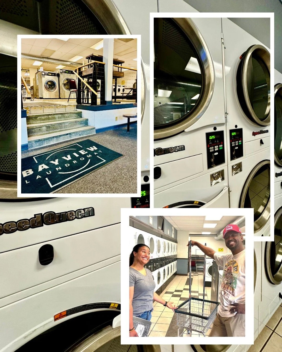 BayView Laundromat

Healium is so thrilled to be featuring our neighbors, BayView Laundromat! Just down the street from our Bay View studio at 2510 South KK, Bay View Laundromat has recently spruced things up with new washers and dryers and more staf