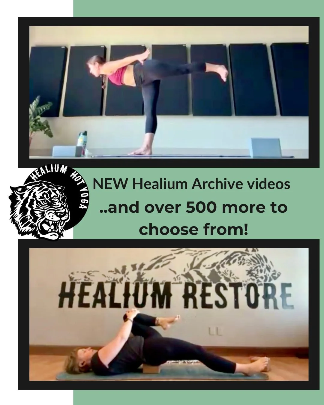 📹NEW Healium Archive videos📹

We&rsquo;ve just added new videos to Healium&rsquo;s Online Archive - 500+ videos and counting!

Join Amii for a Vinyasa Flow that focuses on balance and Becky for a Lower Back care Yin class! 

Get unlimited access wi