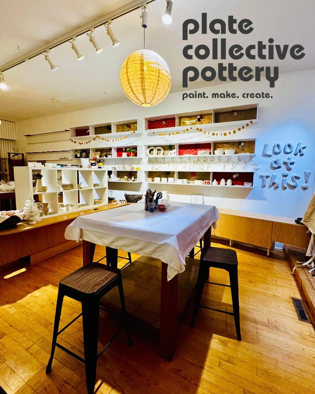 Plate Collective Pottery

Healium is excited to feature Plate Collective Pottery! Located at 3074 S Delaware in Bay View, Kate Riley has created a lovely space for pottery. Open Thursday-Saturday, Plate Collective Pottery has private pottery painting