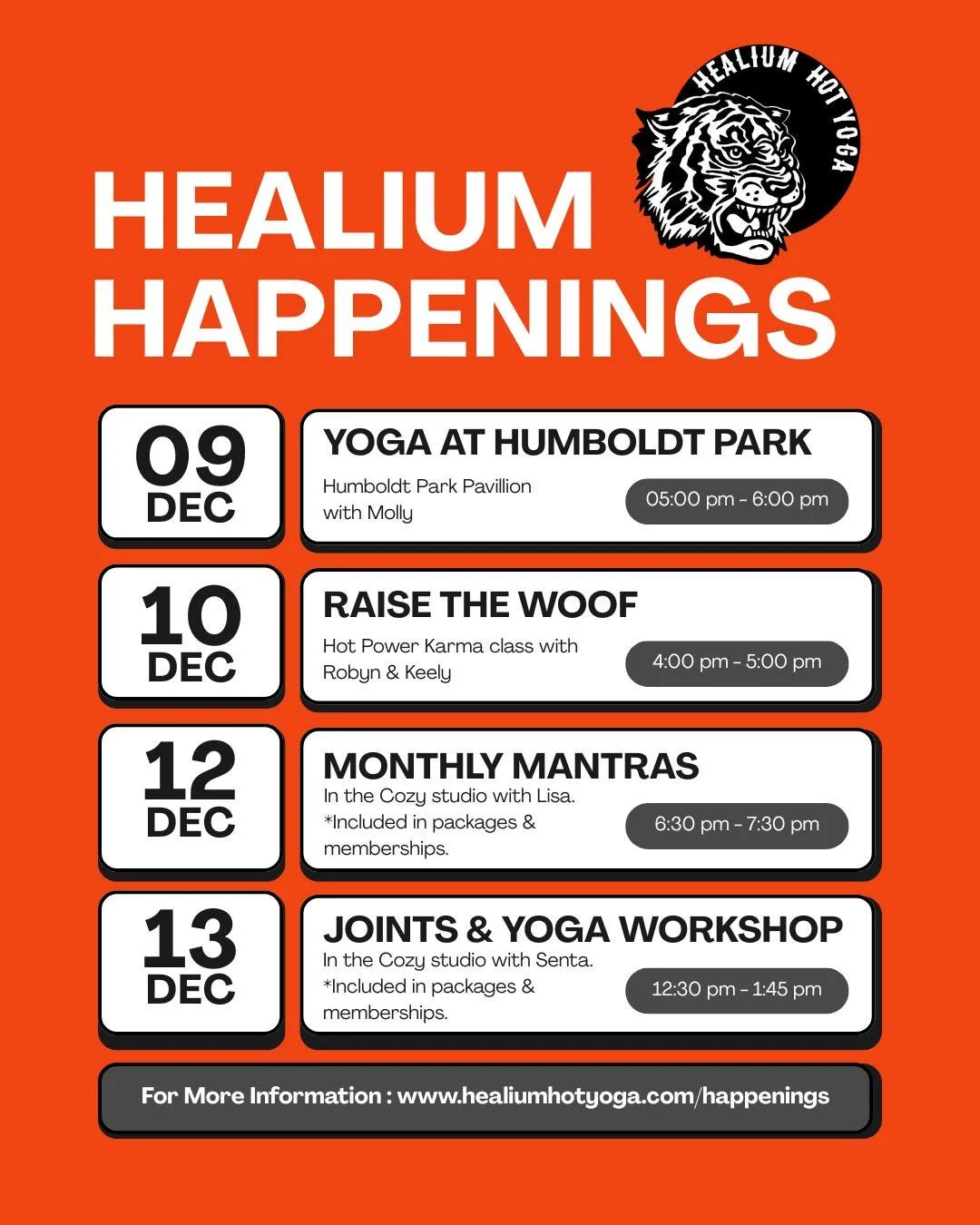 Check out what's happening in the Healium world this week! More details at www.healiumhotyoga.com/happenings. #healiumeverywhere #healiumhotyoga #yogadaily