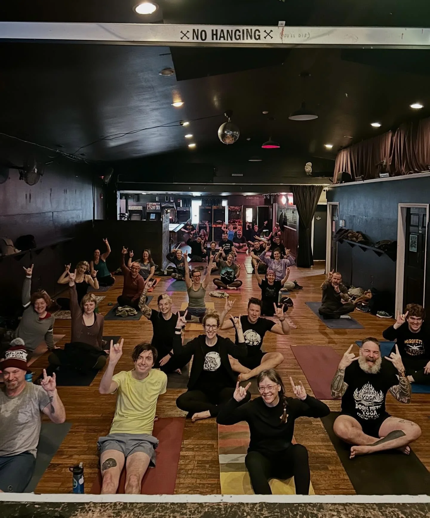 Doom Metal Yoga!

Thanks for slaying it at X-Ray Arcade for today&rsquo;s SOLD OUT Namaste at the X-Ray: Doom Metal edition taught by Healium&rsquo;s Bethany @insightmke

Stay tuned for the next Healium/X-Ray collaboration! 
@xrayarcade