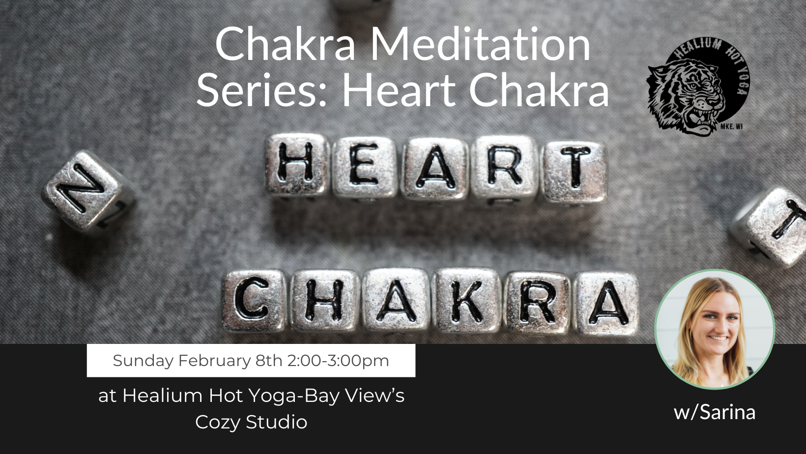 Chakra Meditation Series: Heart Chakra w/Sarina 