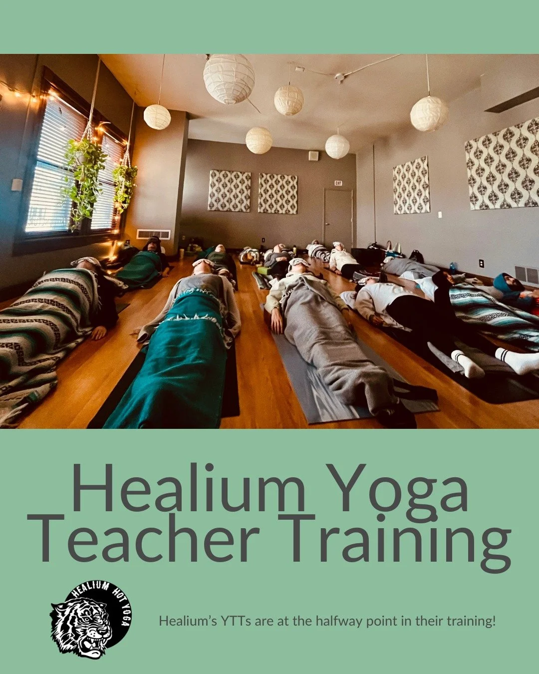 Ahhhhhh...Yoga Nidra!
Healium&rsquo;s YTTs just finished their 5th month of training - the halfway mark!!! 
Besides Yoga Nidra, they worked on seated forward folds and twists, studied the connection between Ayurveda and yoga asana, and learned about 