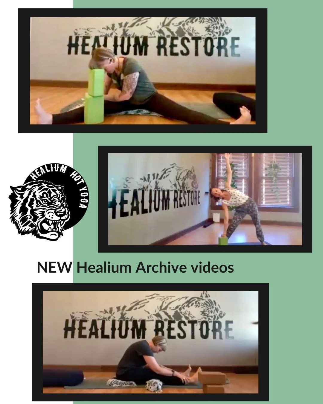 📹NEW Healium Archive videos📹

We&rsquo;ve just added new videos to Healium&rsquo;s Online Archive - 500+ videos and counting!

Join Becky for a 50 minute Yin Yoga practice, Senta for a spirited Vinyasa Flow, plus a BONUS short video where Becky dem