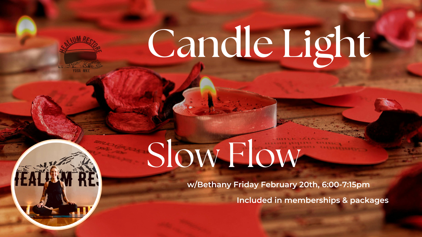 Candle Light Slow Flow w/ Bethany (February) 