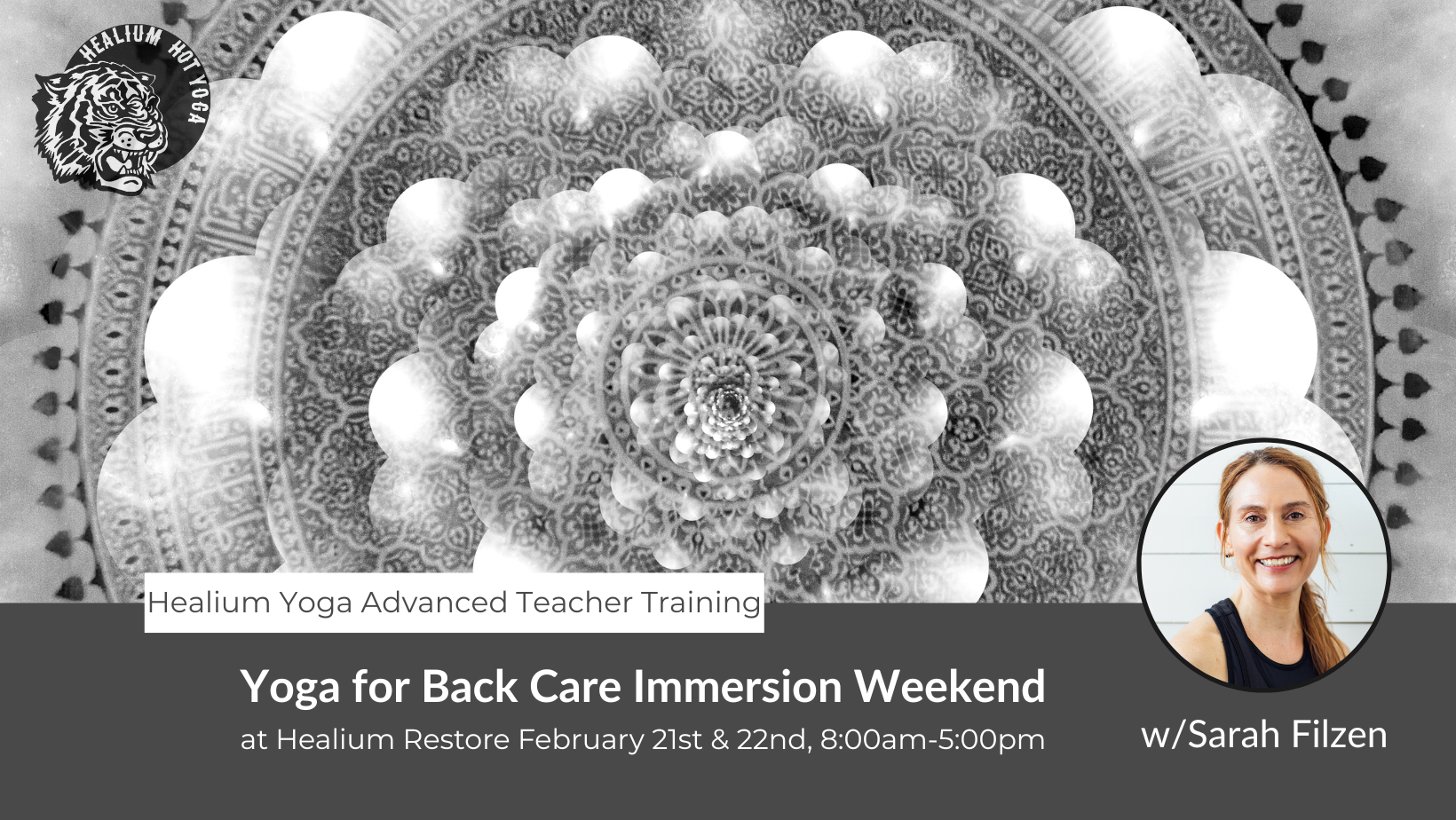 Yoga for Back Care Immersion Weekend w/Sarah