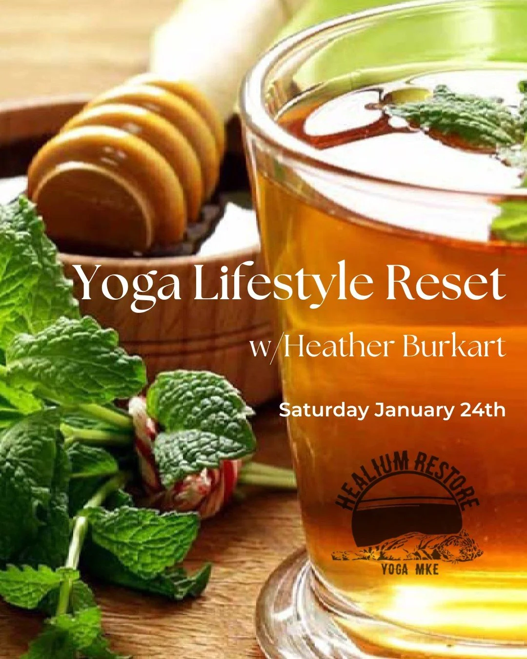 Yoga Lifestyle Reset
w/Heather Burkart

Join Heather on Saturday January 24th from 2:00-3:30pm for Yoga Lifestyle Reset! 

In this 1.5-hour workshop, make big, confident strides towards your wellness goals by designing your very own yoga lifestyle wi