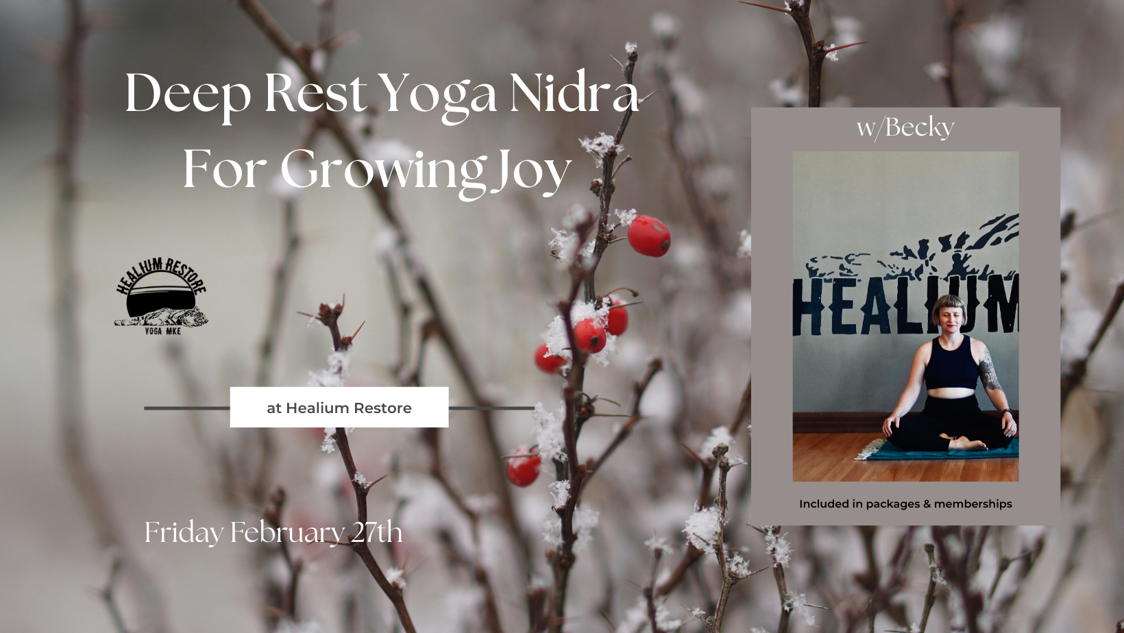 Deep Rest: Yoga Nidra w/ Becky (February) 