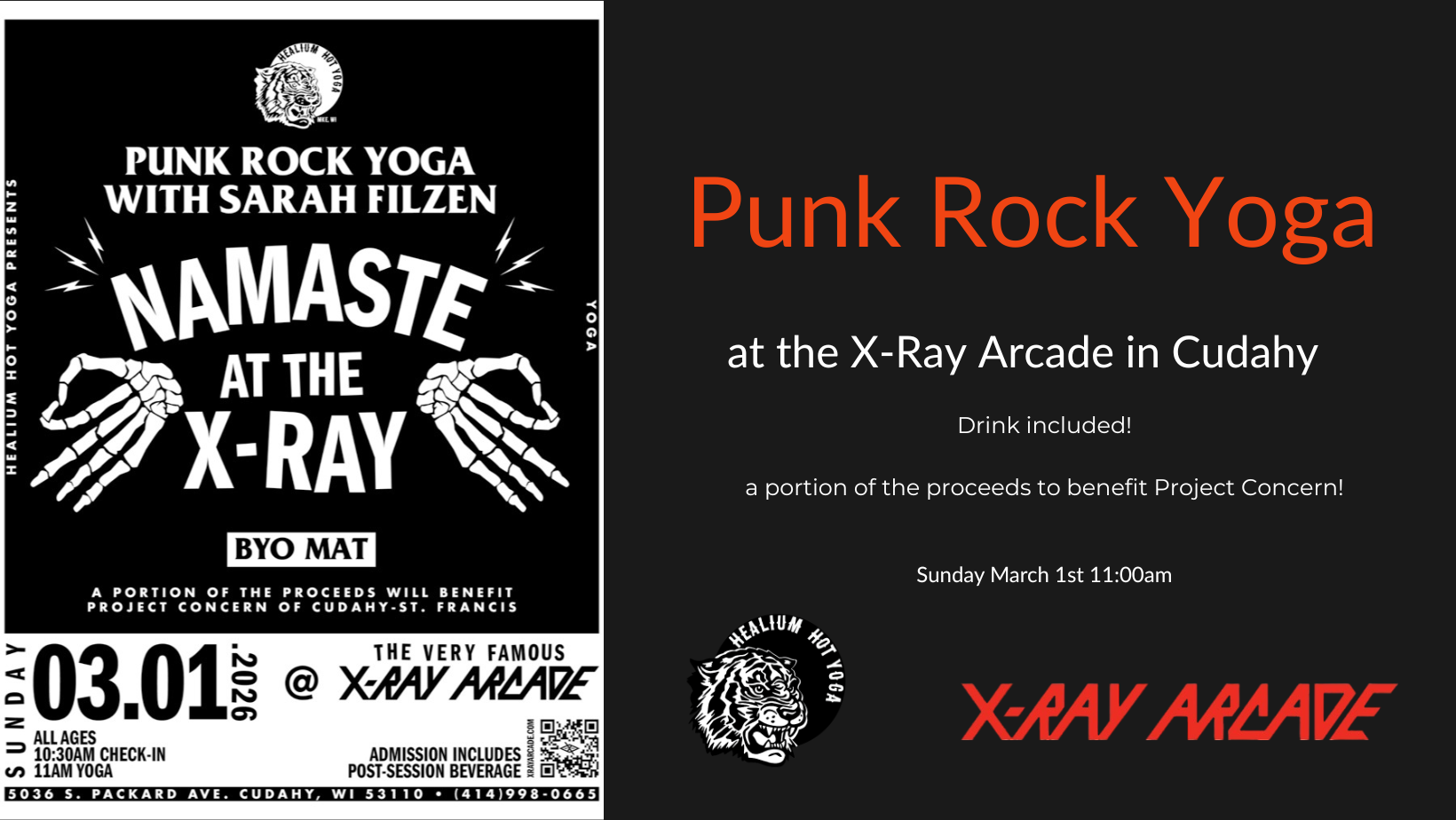Namaste @ The X-Ray: Punk Rock Yoga 