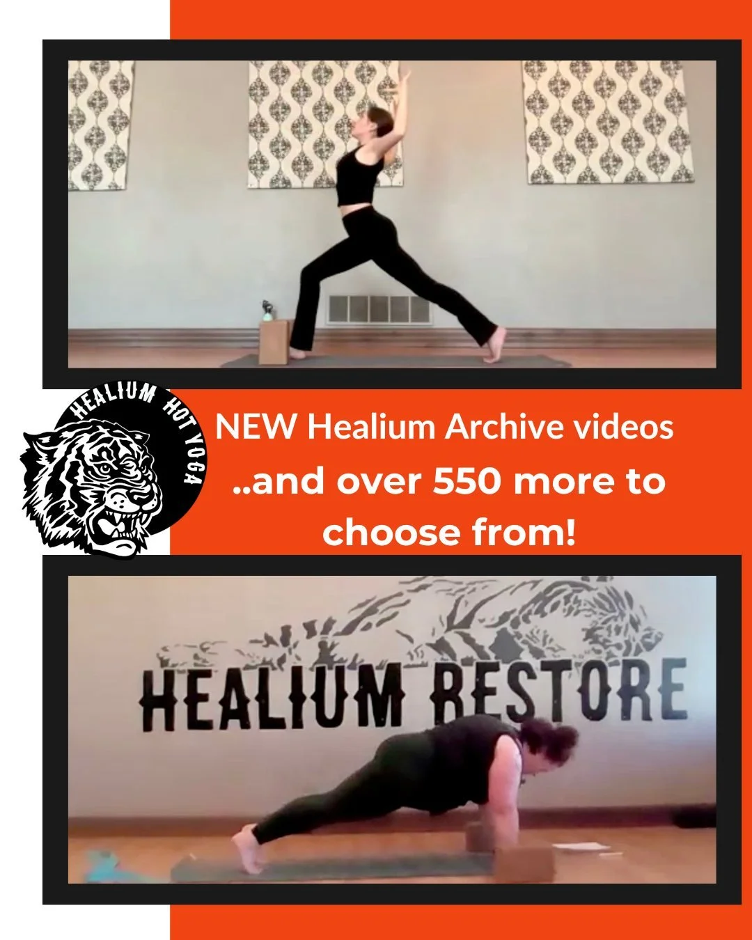 📹NEW Healium Archive videos📹

We&rsquo;ve just added new videos to Healium&rsquo;s Online Archive - 550+ videos and counting!

Join Bridget for a 45 minute Vinyasa Flow that focuses on the Nadis (energy channels) and Lisa for a 40 minute Slow Flow!