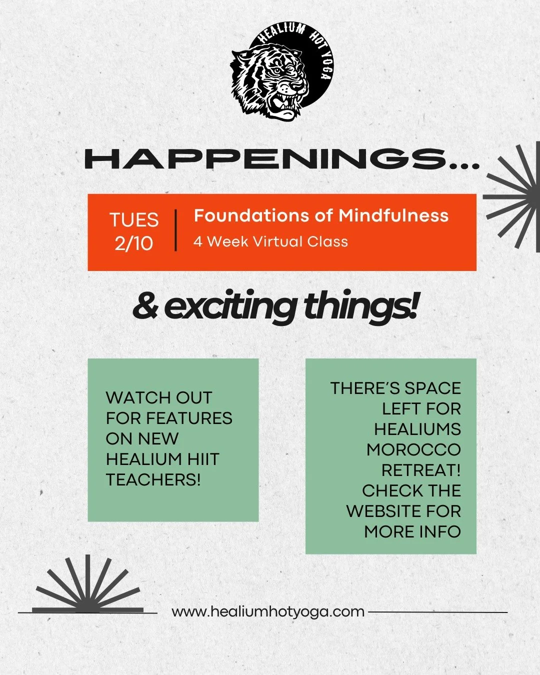 See what's happening in the Healium world this week, PLUS, heads up, there's some exciting new teachers coming, watch out this week for their teacher features. Oh, and did you see the pictures from the Vietnam retreat?! Join us on our next retreat in