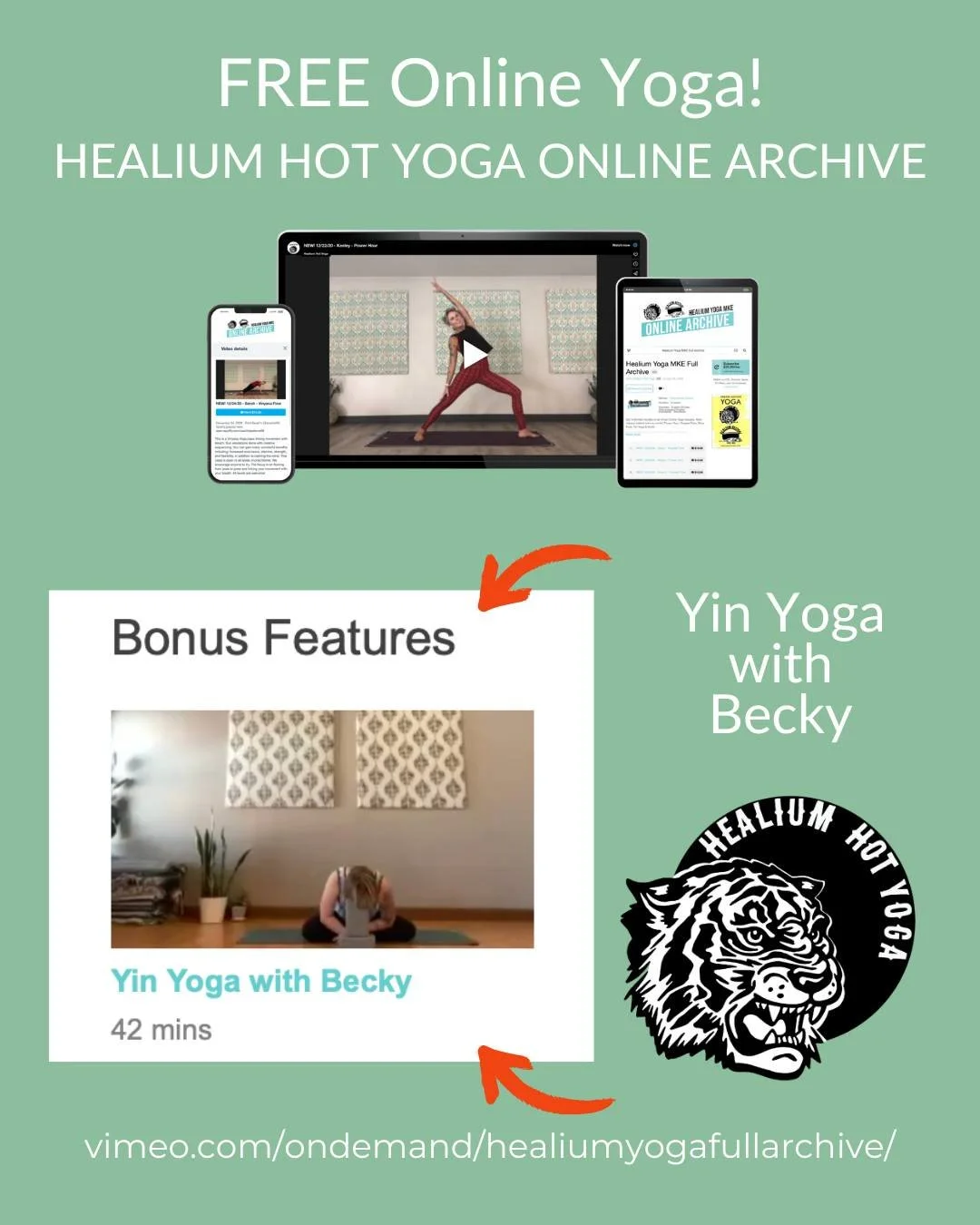Free Online Yin Yoga

Snuggle in, rest and restore your body and mind this week with a FREE 40 minute Yin Yoga session with Becky. 

No code, no membership. Just a digital device, you and your mat (plus maybe some pillows and blankets, blocks and str