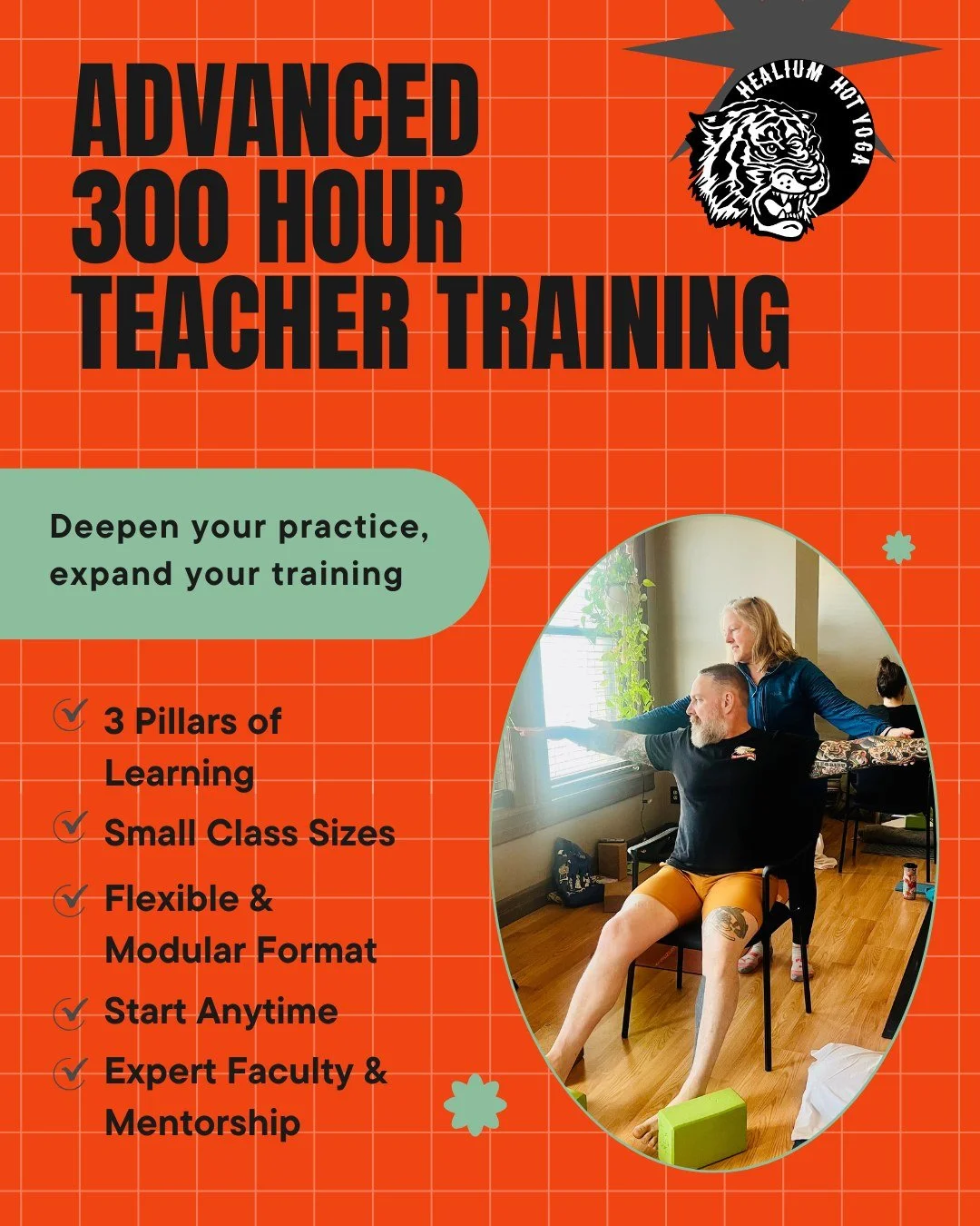 Level up your teaching. Deepen your practice. 🔥

Our 300-Hour Yoga Teacher Training is for teachers ready to refine their craft, expand their knowledge, and step into leadership with confidence.

Advanced study. Real community. Big growth.

 #healiu