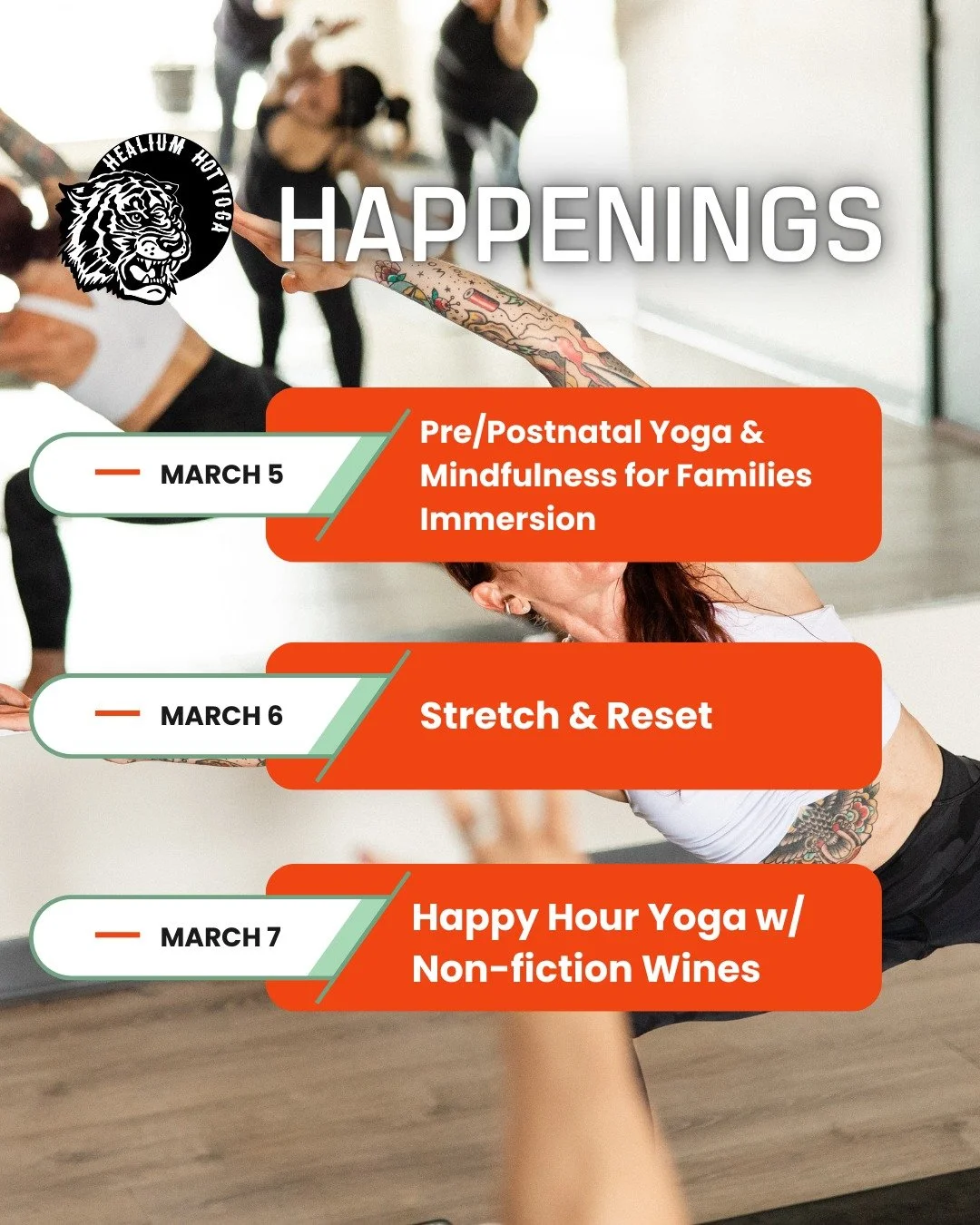 Check out what's happening in the Healium Universe this week from stretching to happy hours, we've got it covered. More info at www.healiumhotyoga.com/happenings! 
 #healiumeverywhere #healiumbayview #healiumhotyoga #milwaukeeyoga #BestofMilwaukee202